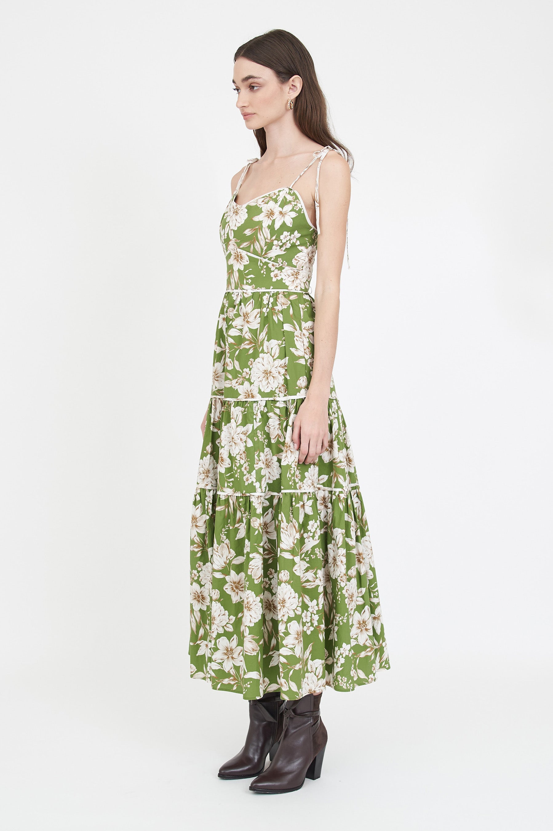 Saphina Dress - Green Magnolia