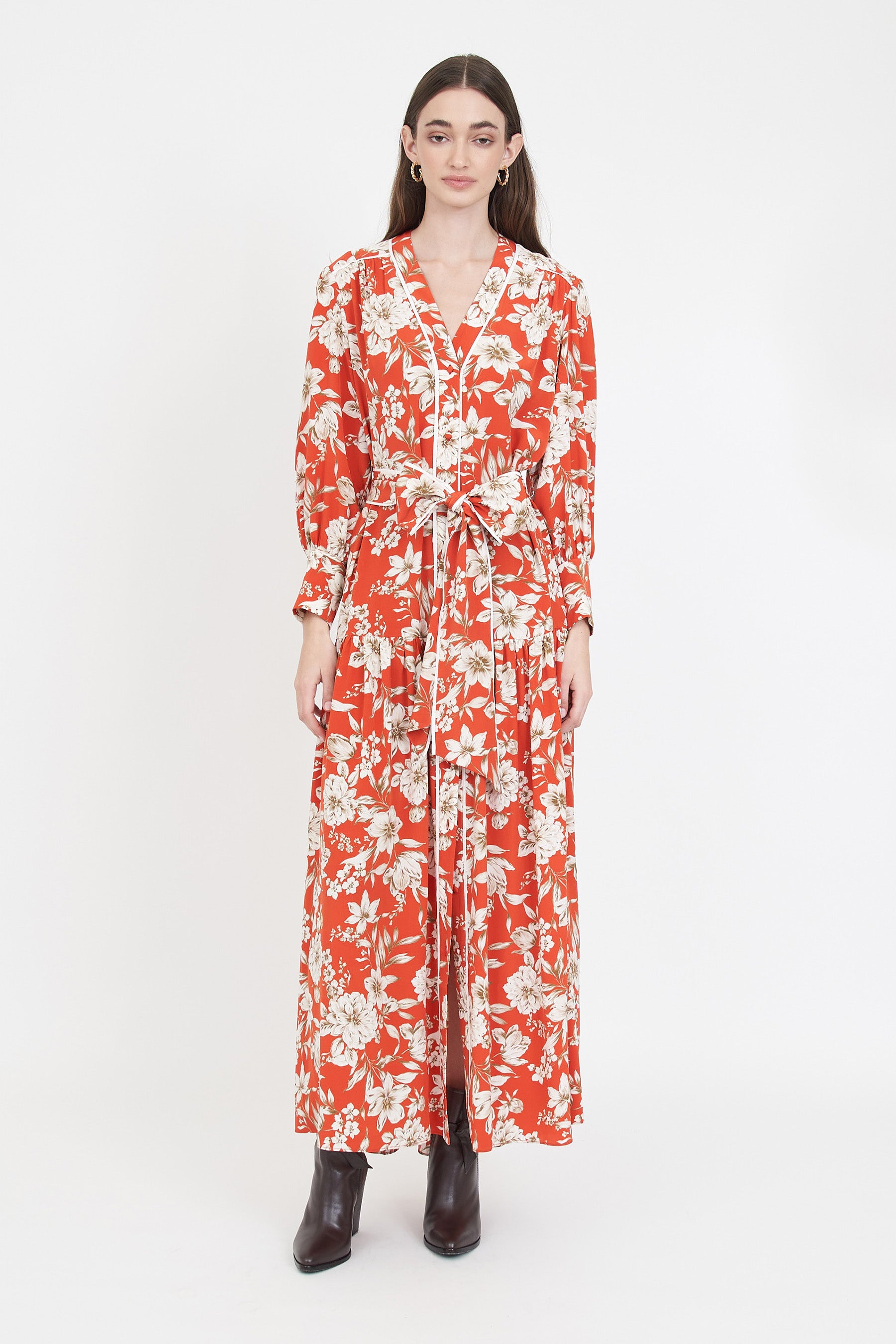 Layla Dress - Red Magnolia