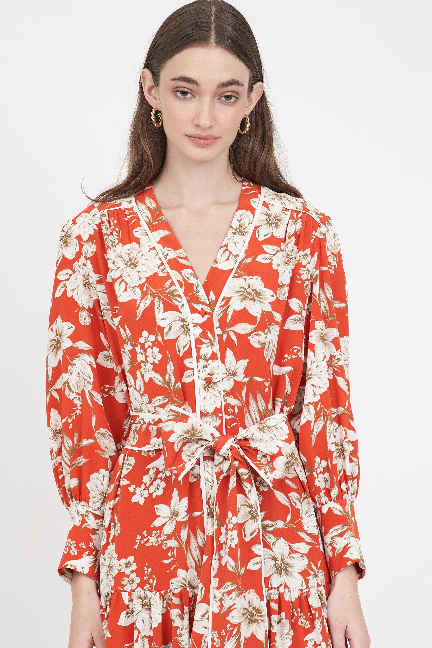 Layla Dress - Red Magnolia