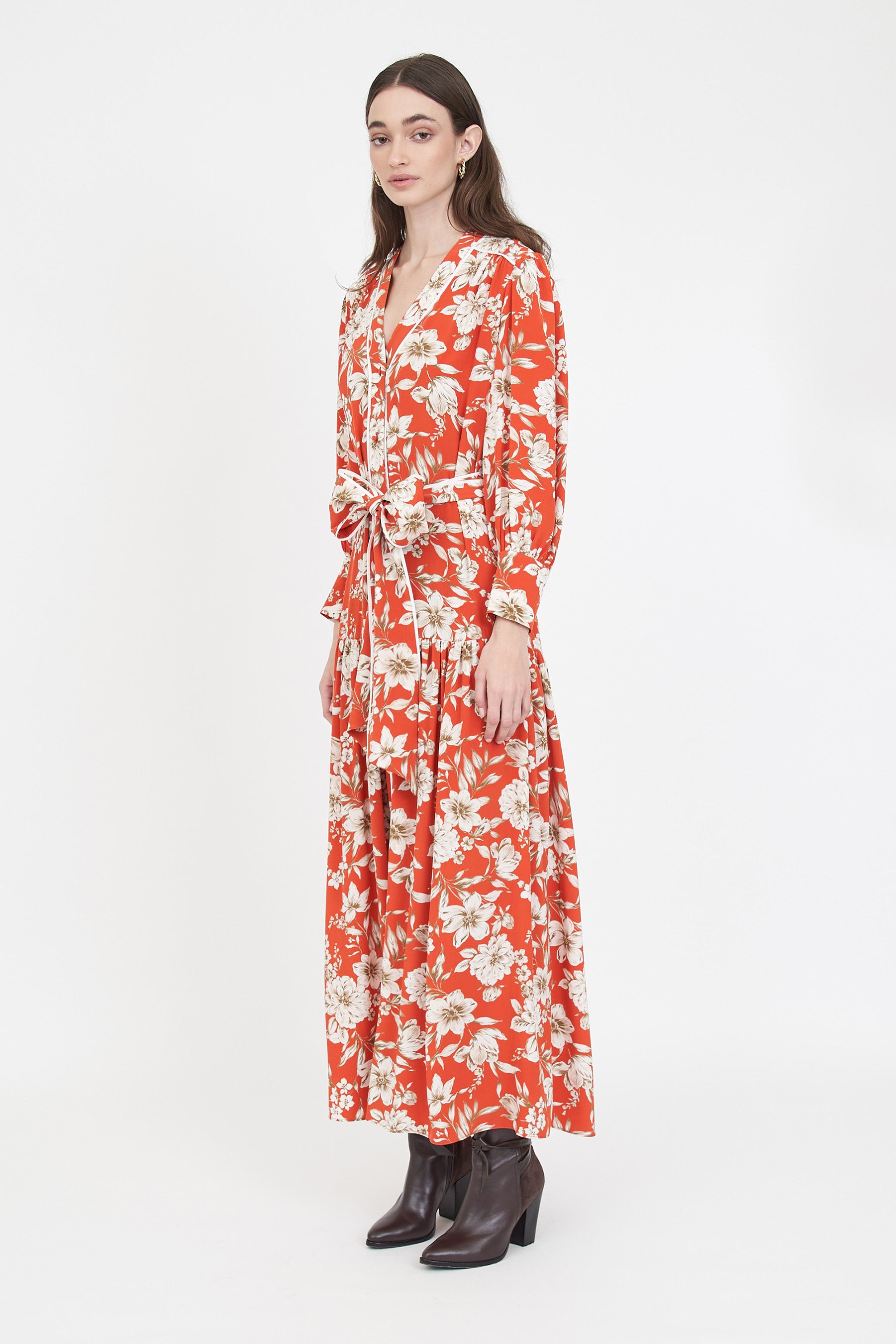 Layla Dress - Red Magnolia