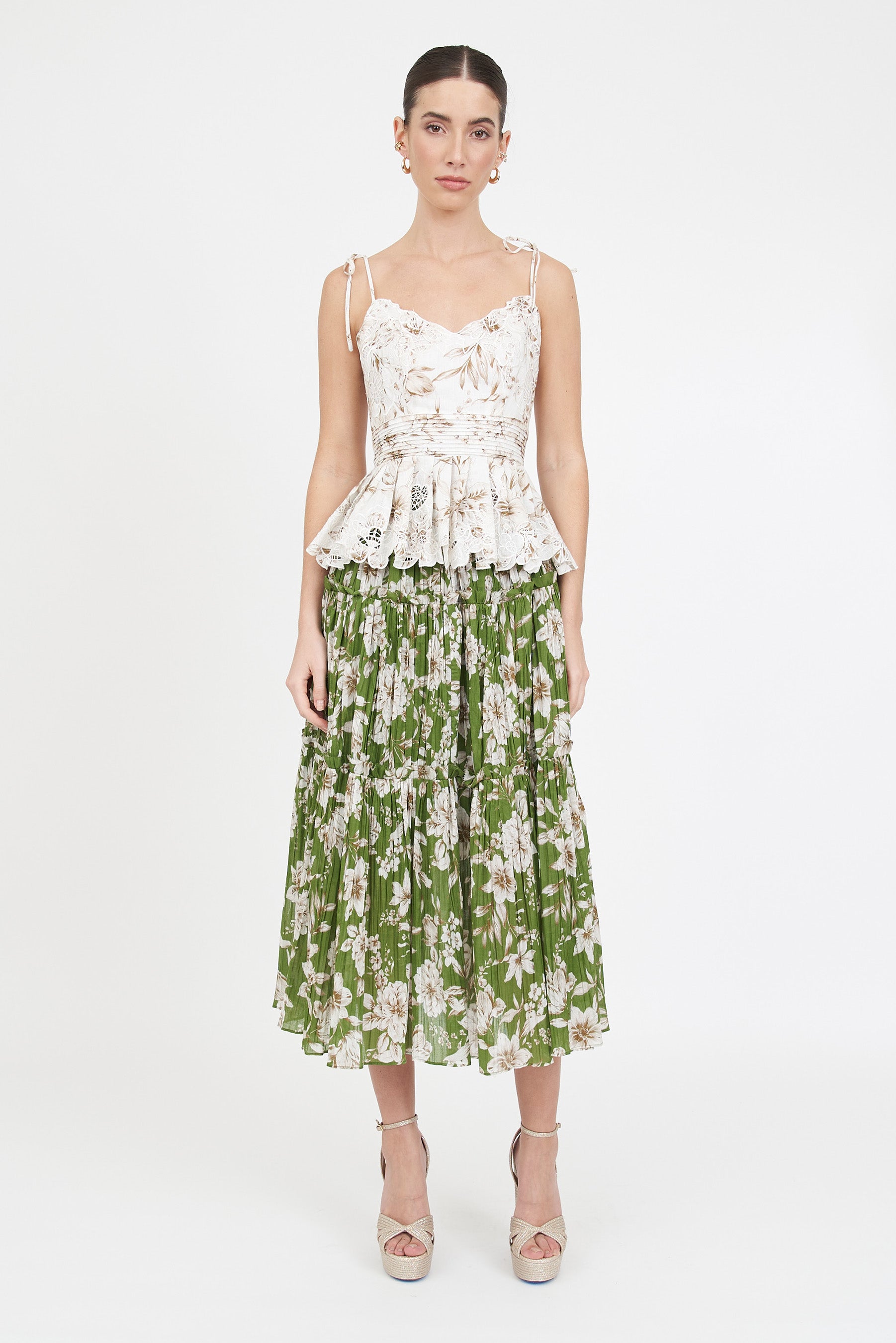 Lora Skirt - Green Magnolia