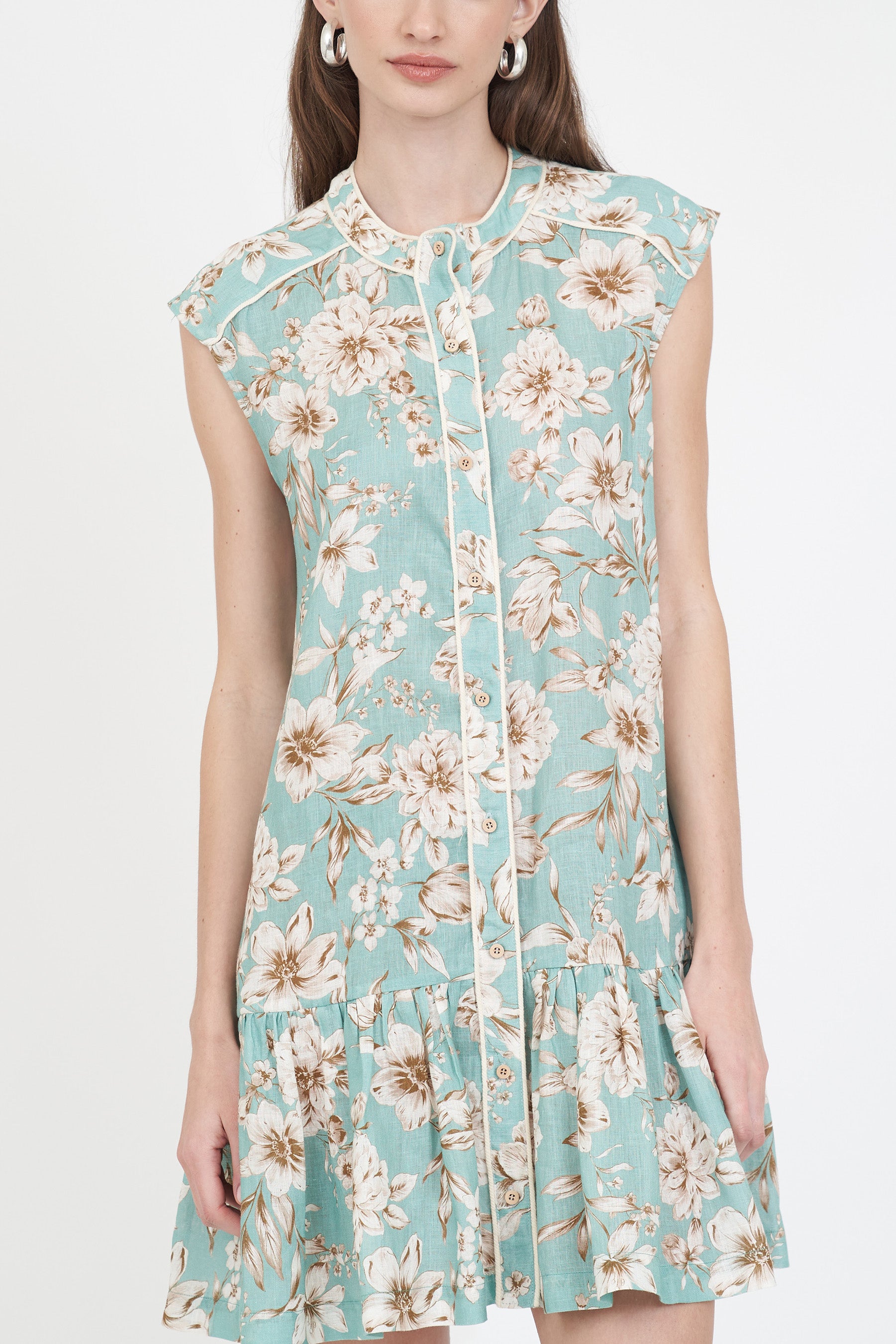 Lucie Dress - Turquoise Magnolia
