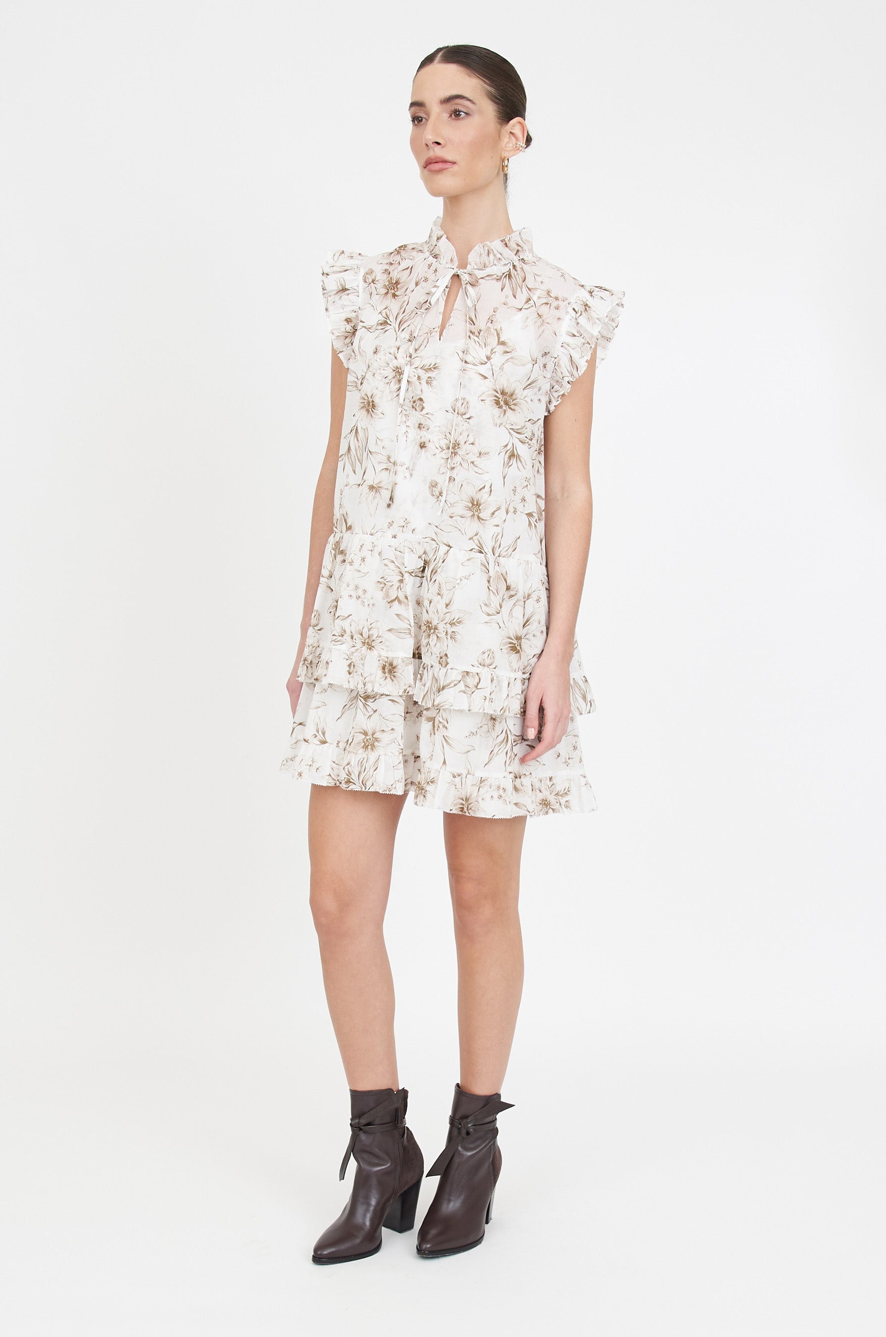 Jenna Dress - Ivory Magnolia