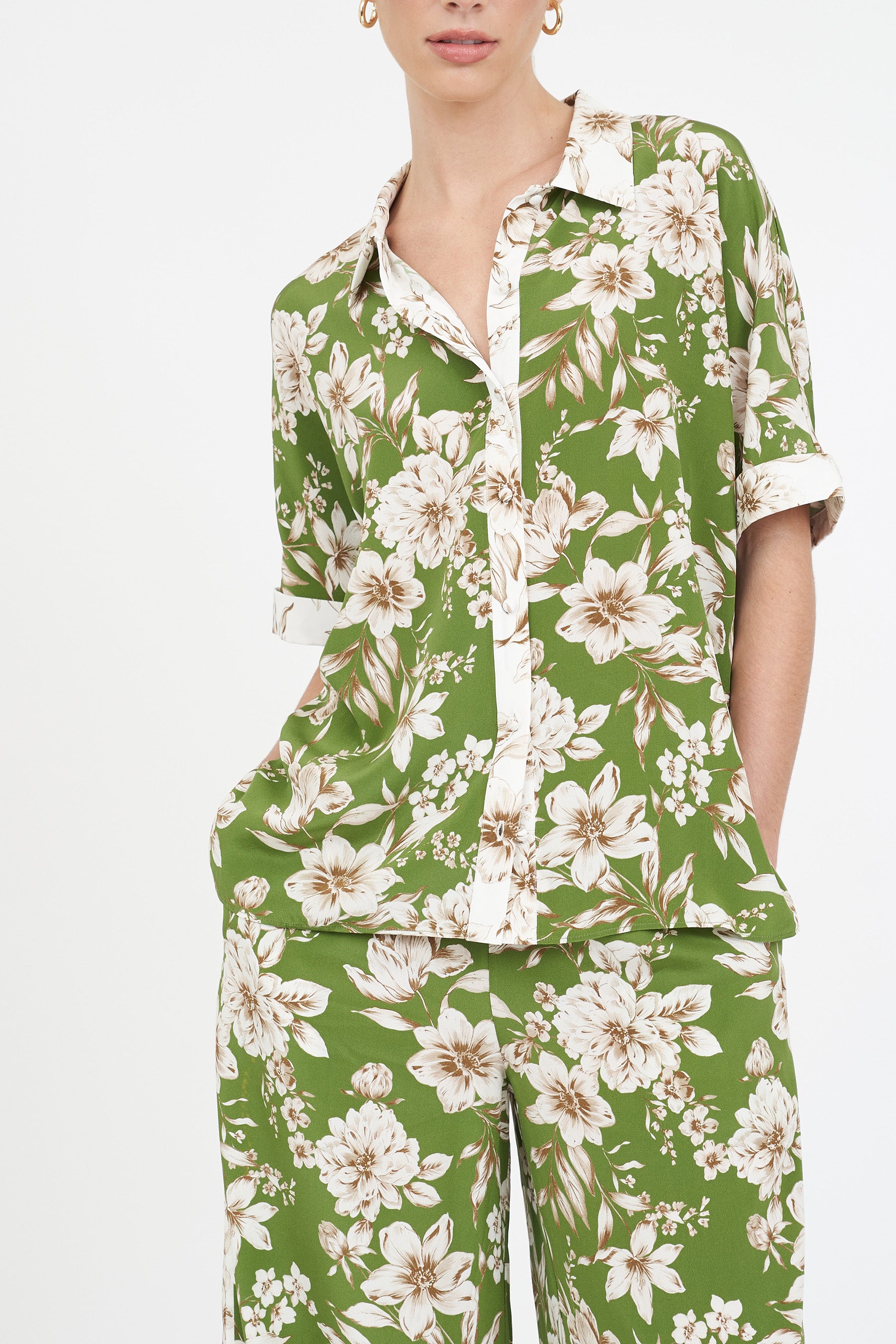 James Top - Green Magnolia