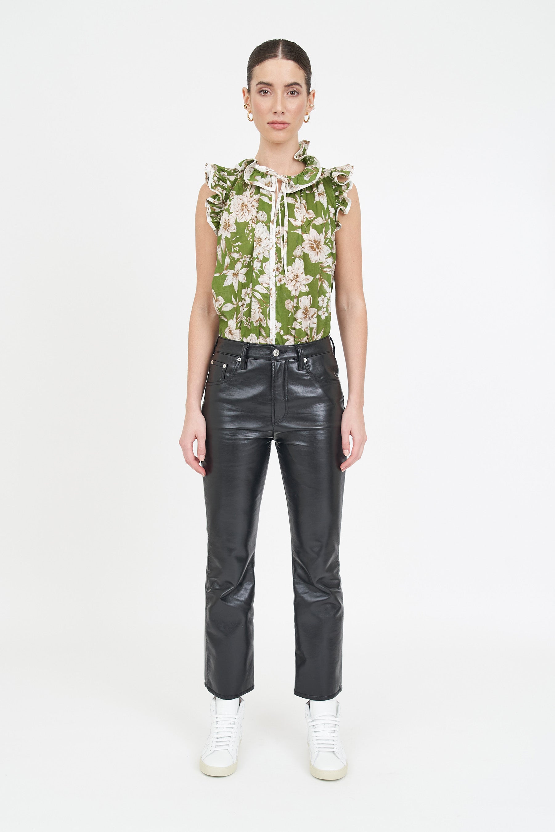 Nadya Top - Green Magnolia