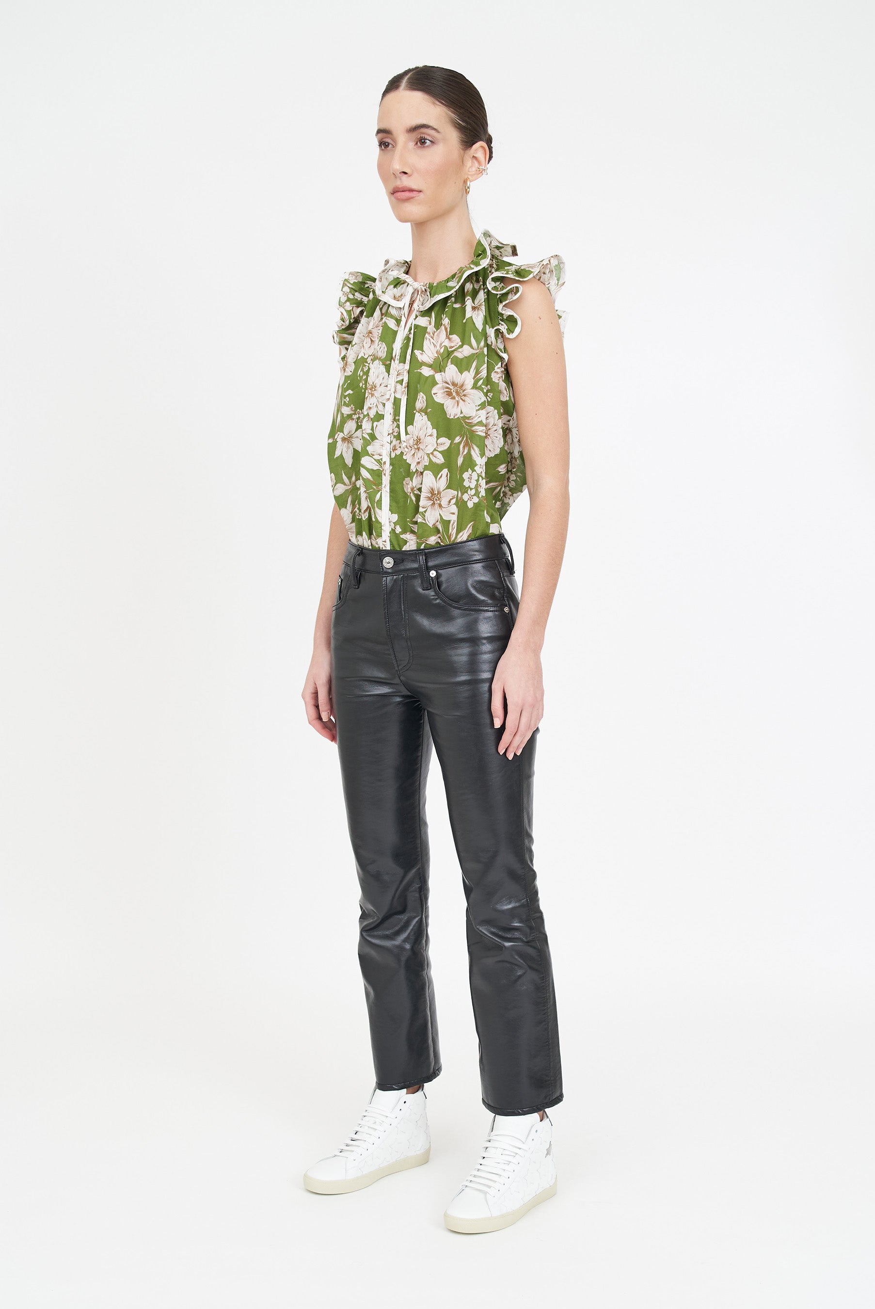 Nadya Top - Green Magnolia