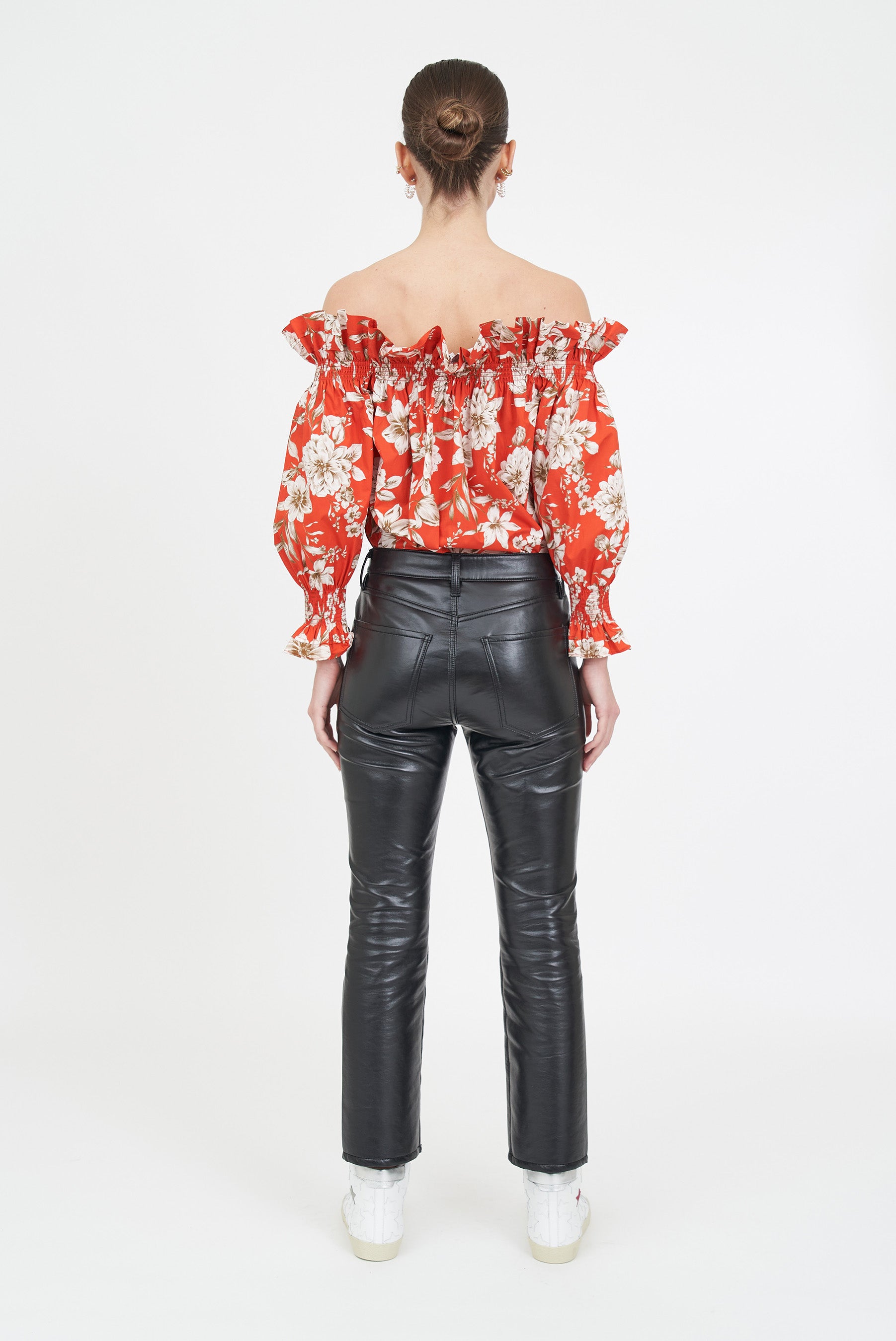 Regina Top - Red Magnolia