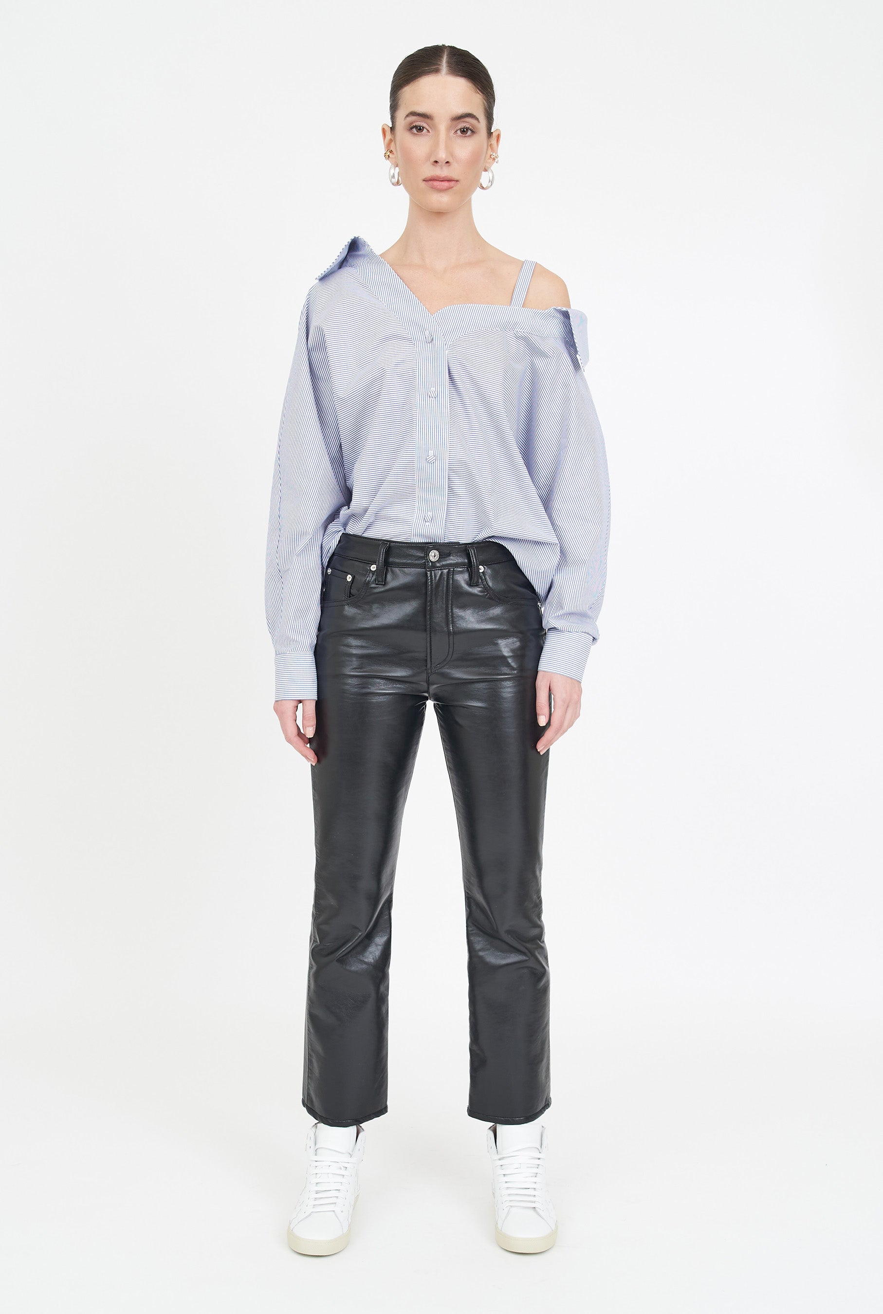 Dasha Top - Blue Stripe