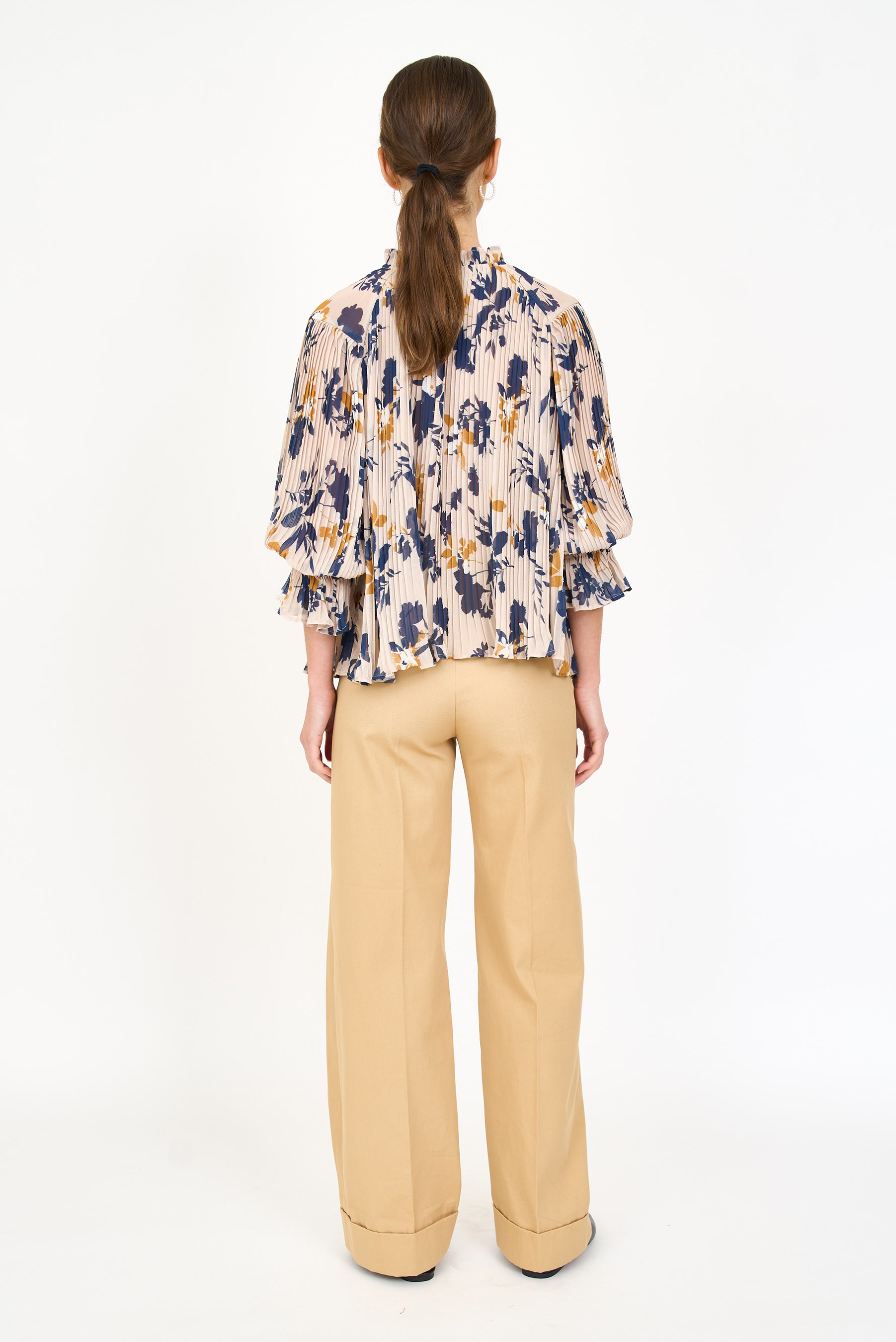 Naomi Blouse - Inkblot Ivory
