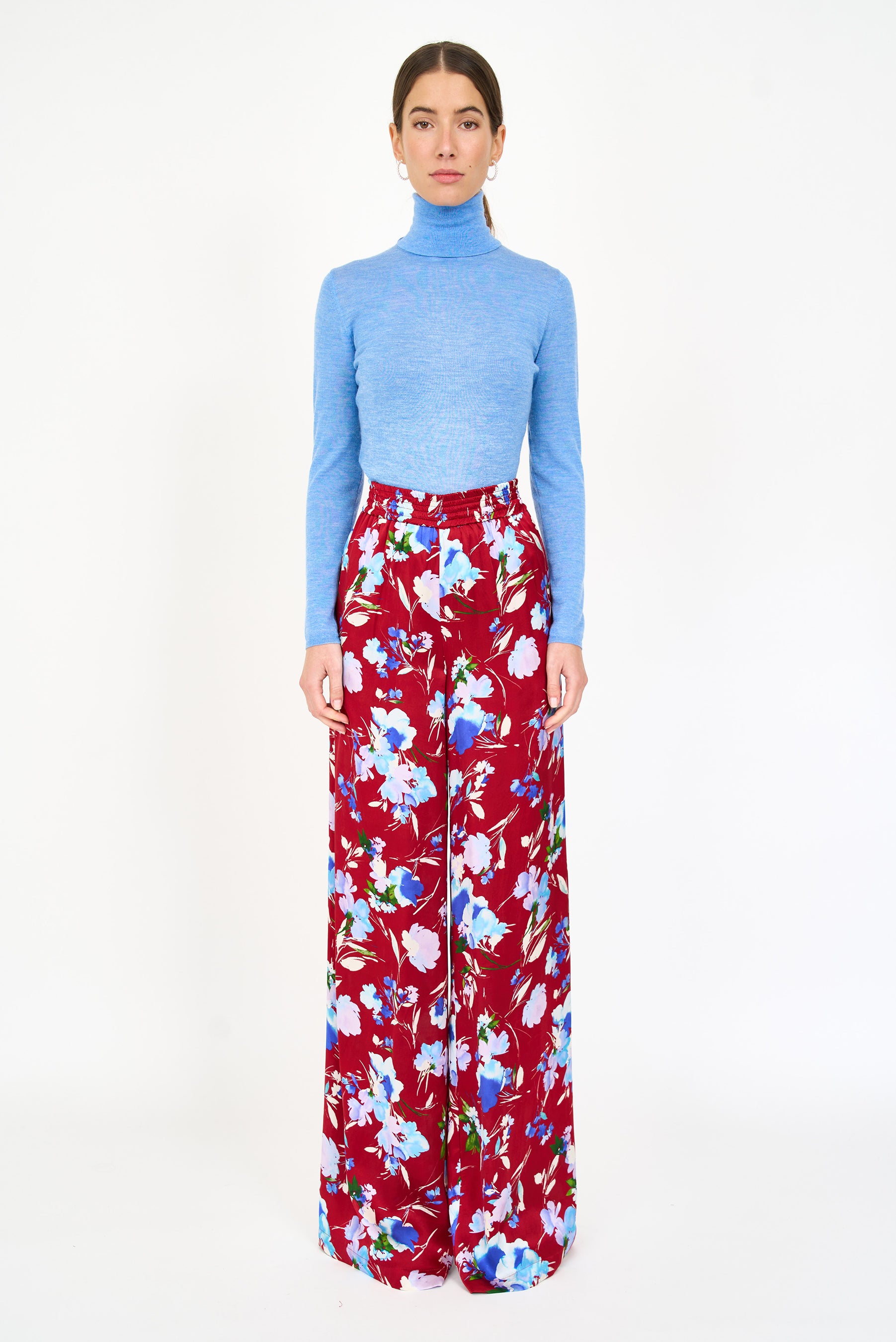 Jade Pant - Crimson Fleur
