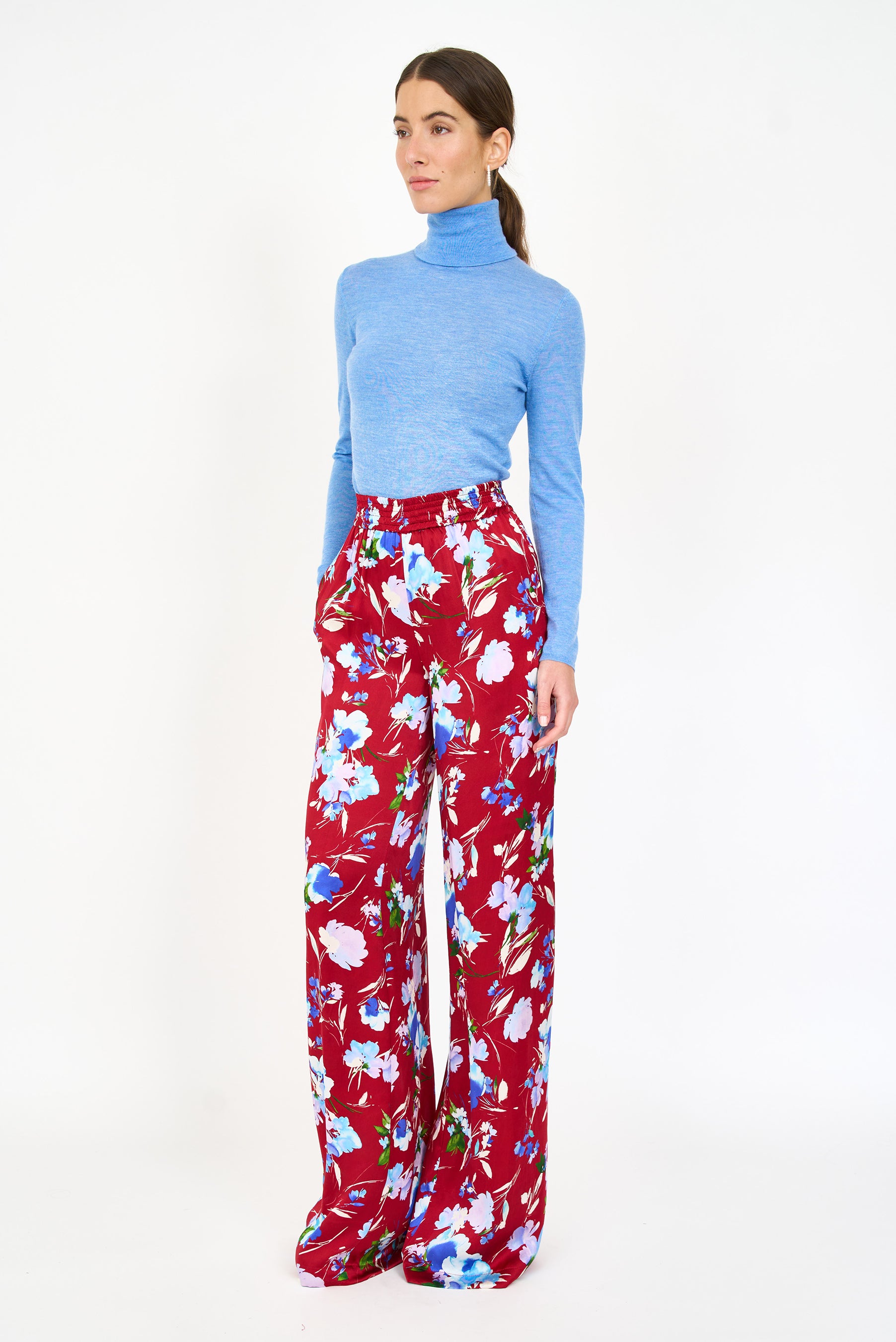 Jade Pant - Crimson Fleur