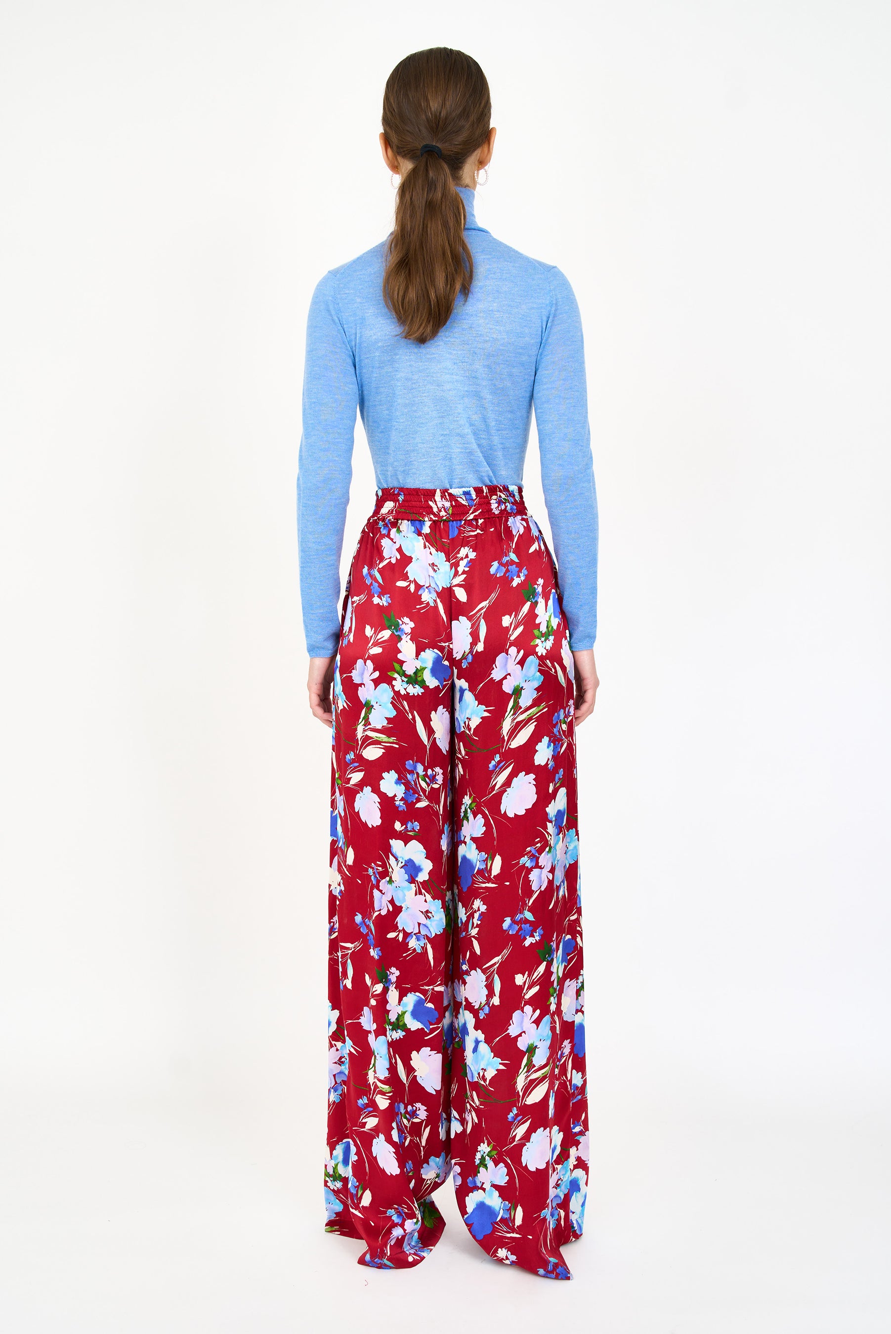 Jade Pant - Crimson Fleur