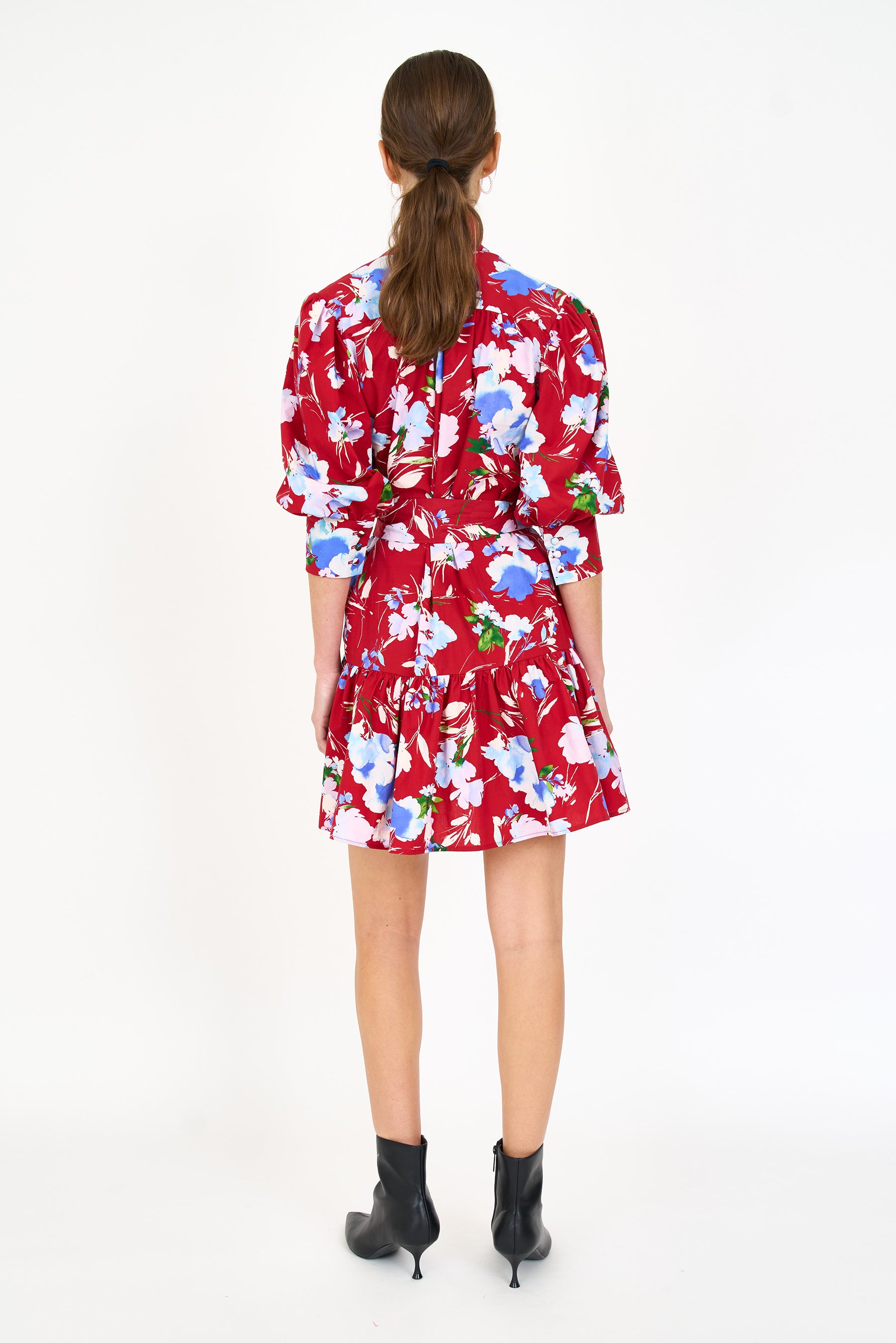 Emi Dress - Crimson Fleur