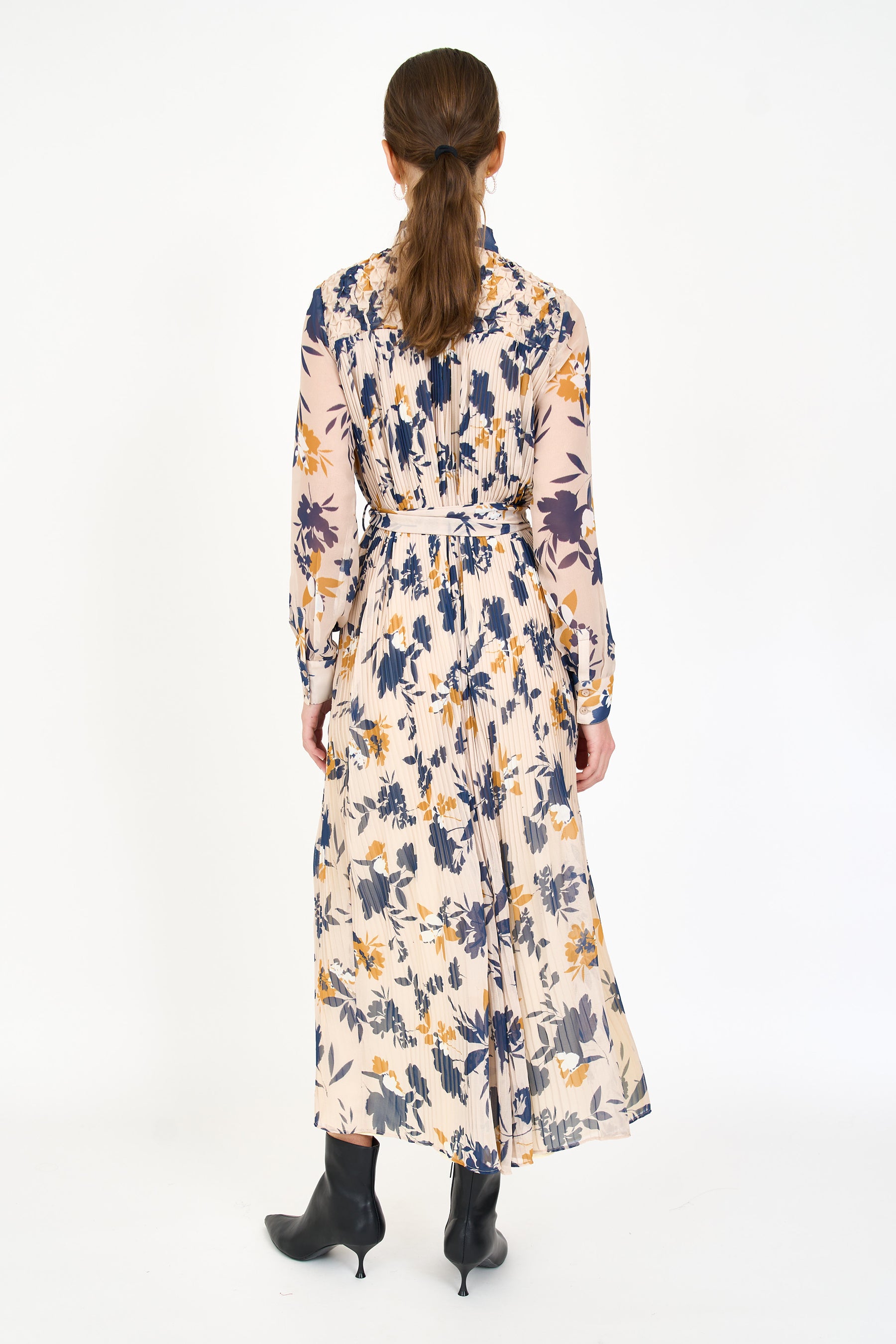 Karie Dress - Inkblot Ivory