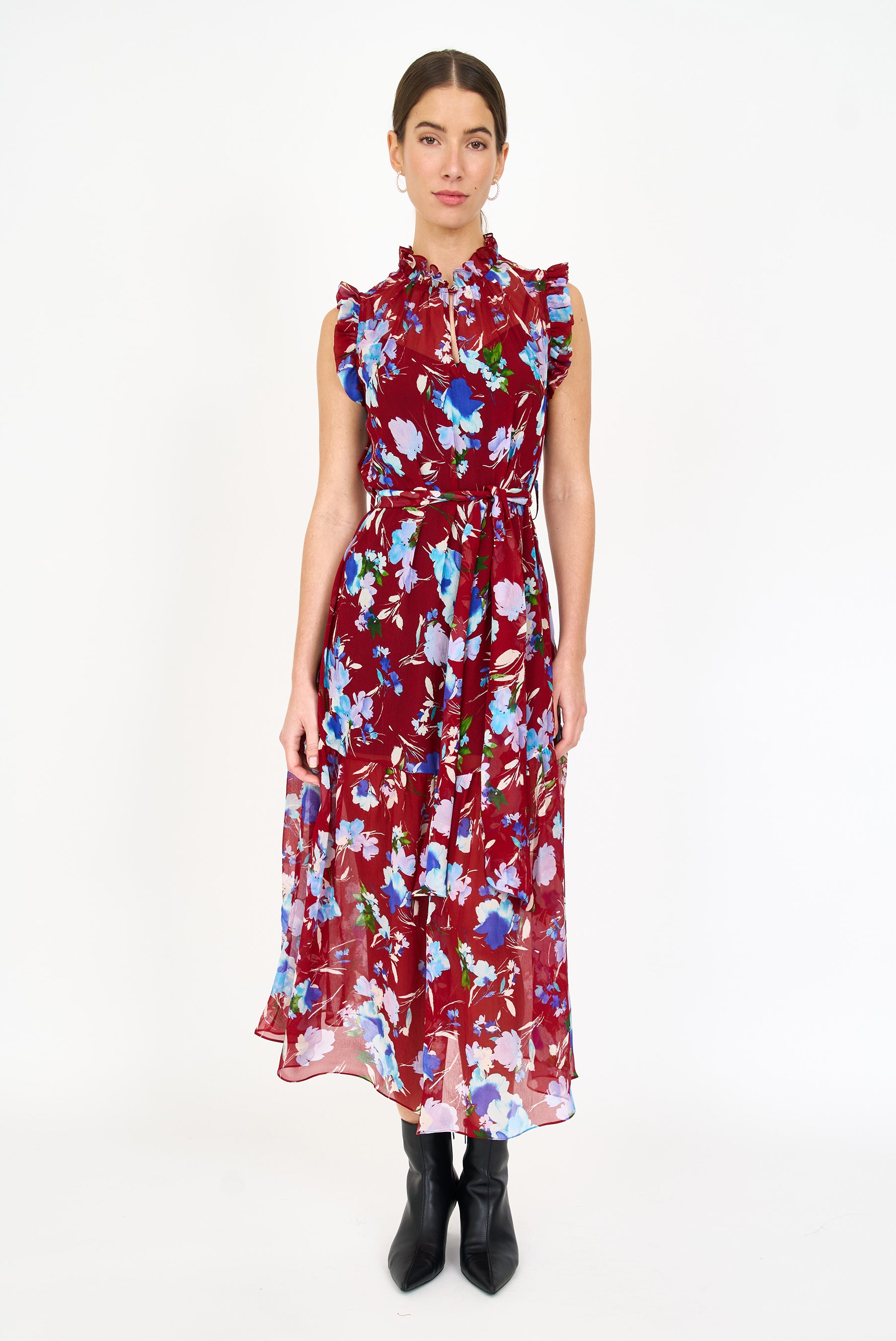 Willow Dress - Crimson Fleur