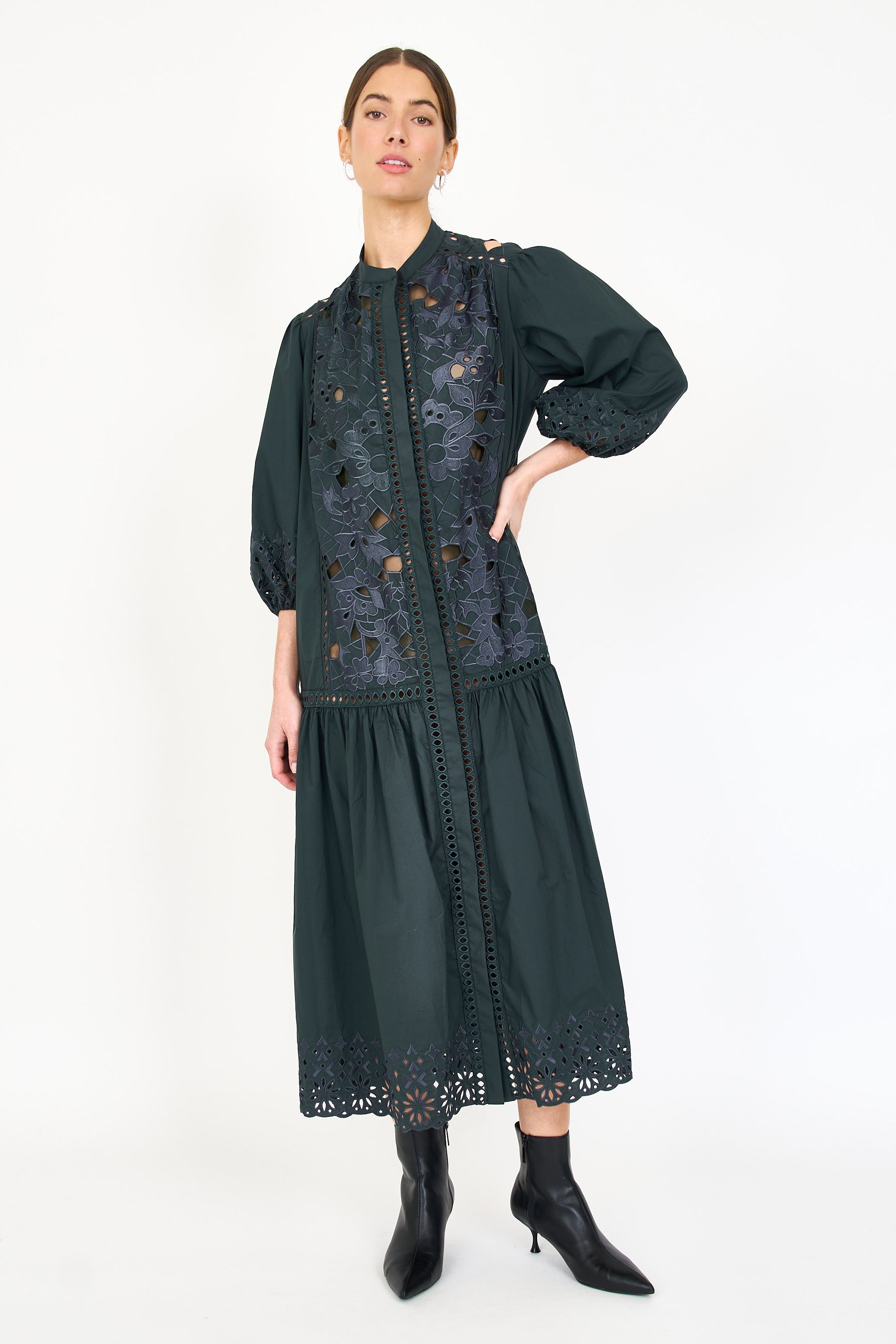 Sasha Dress - Evergreen