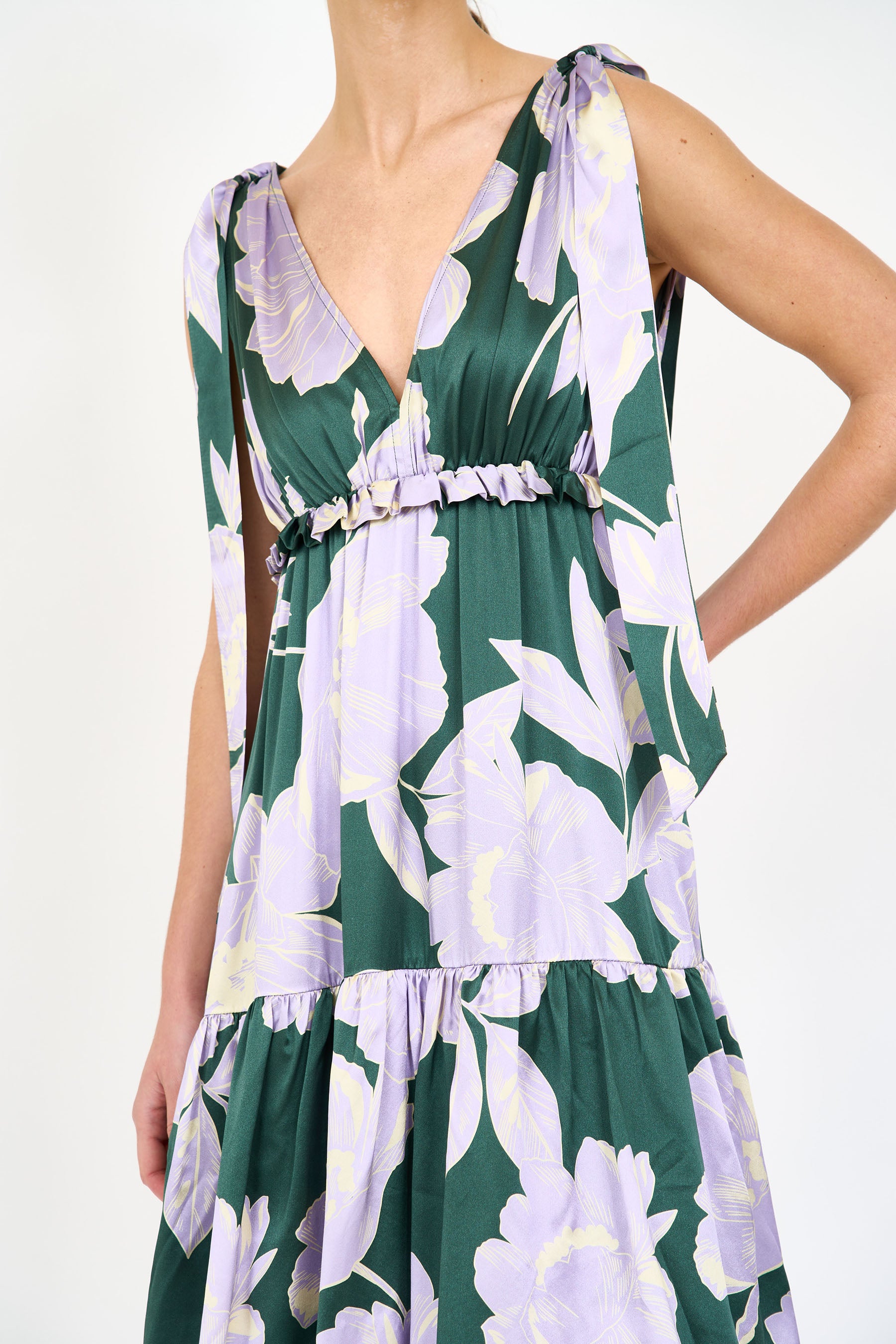 Alexa Dress - Green Blossom