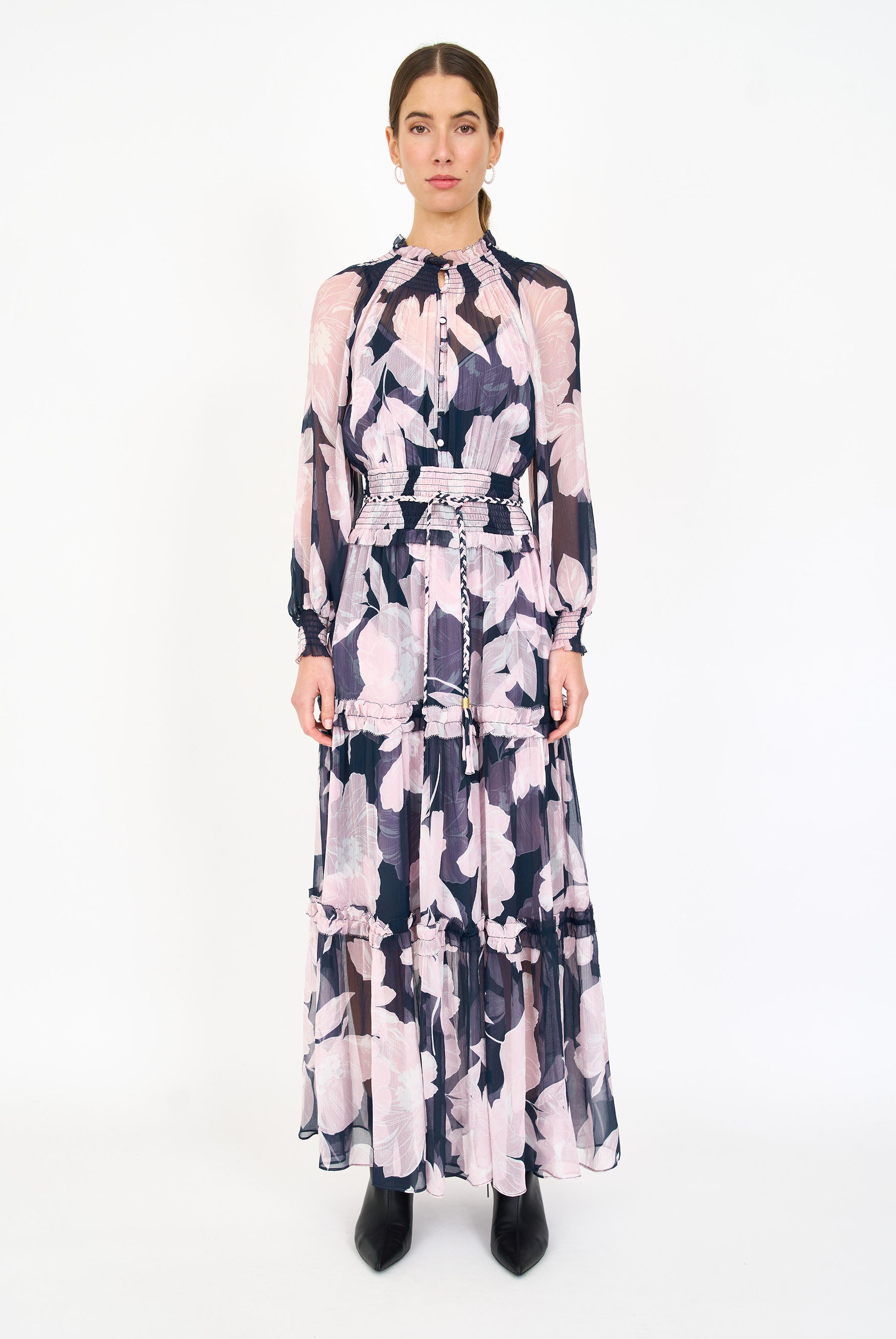 Florence Dress - Midnight Blossom