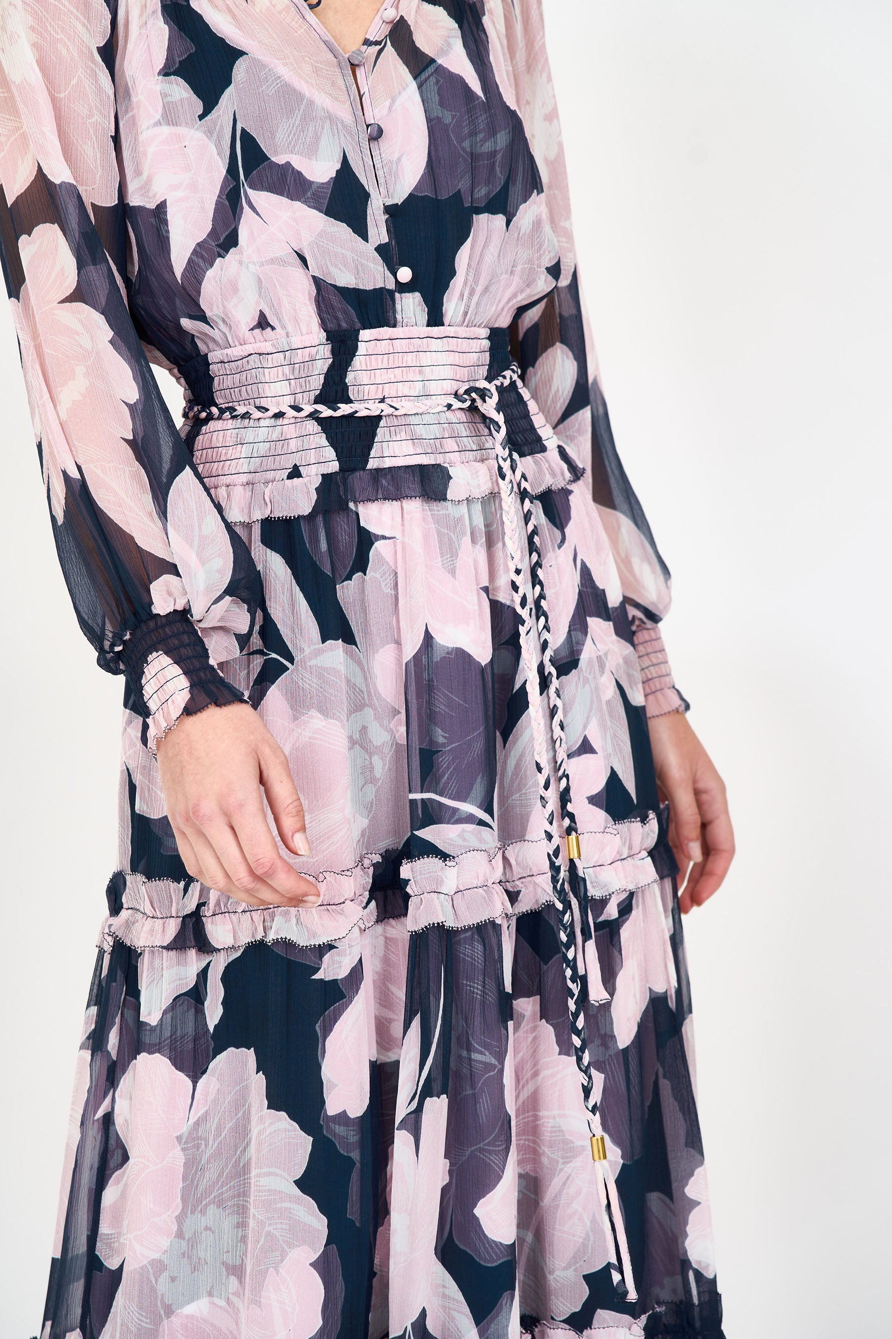 Florence Dress - Midnight Blossom