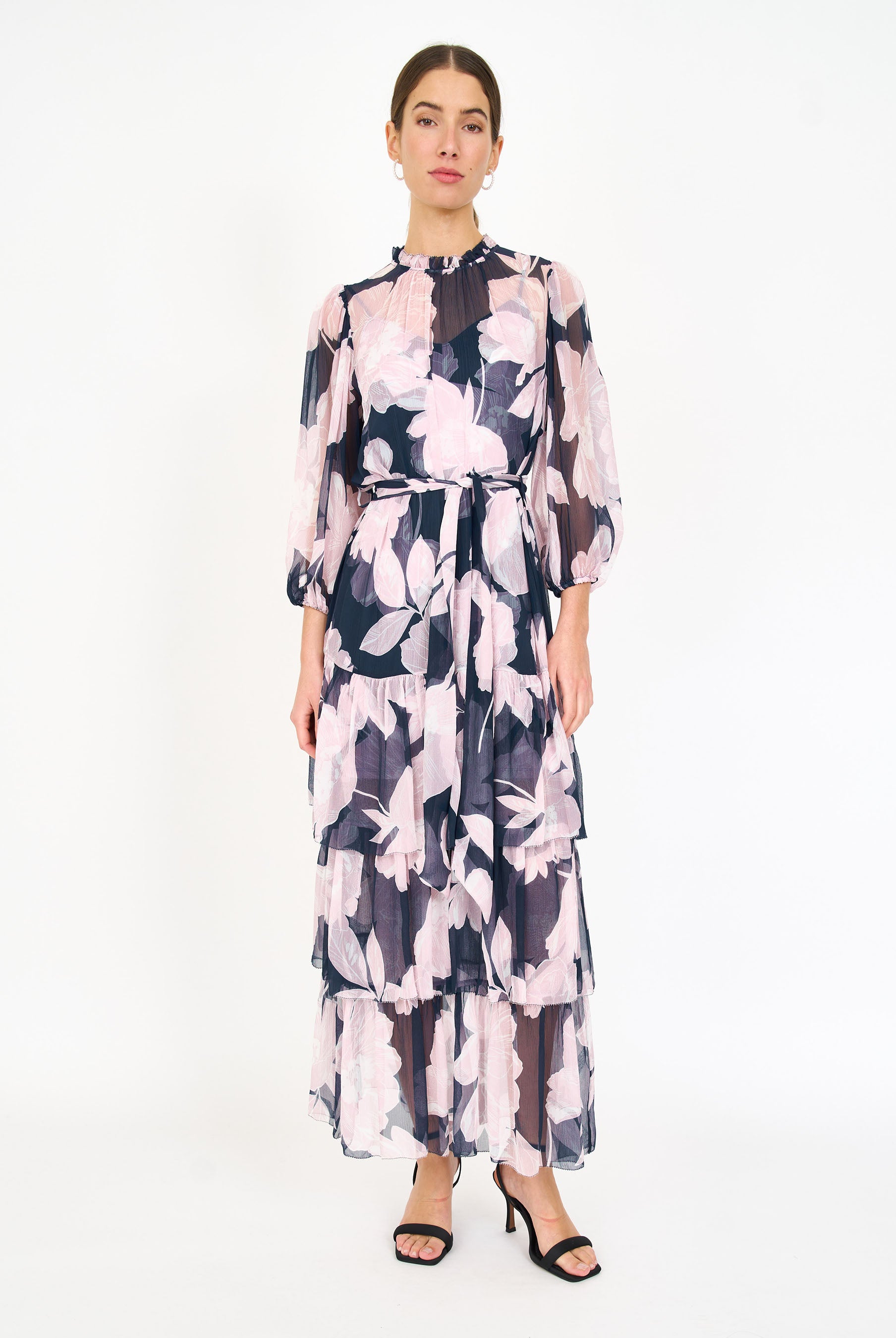 Sara Dress - Midnight Blossom