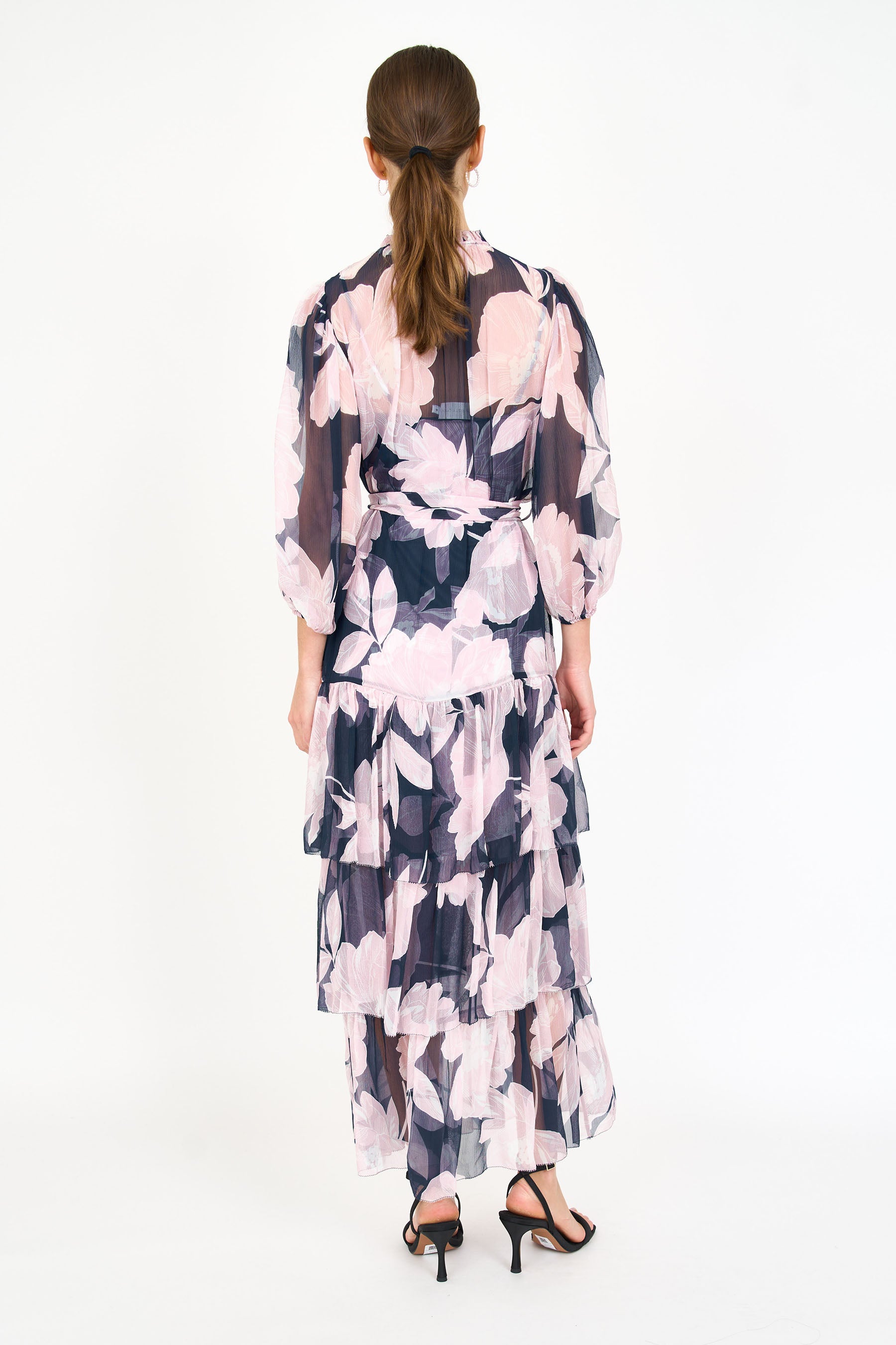 Sara Dress - Midnight Blossom
