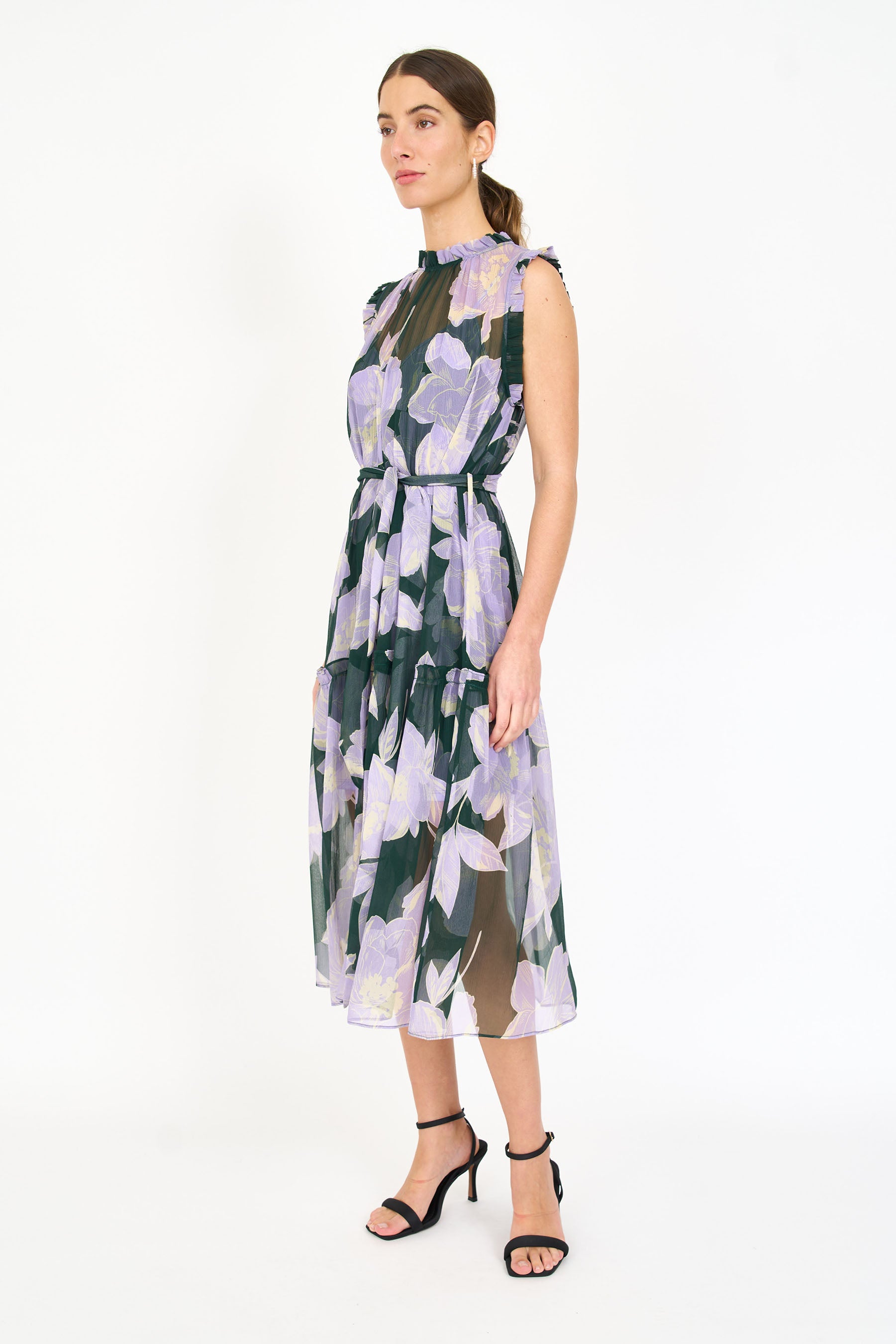 Gemma Dress - Green Blossom