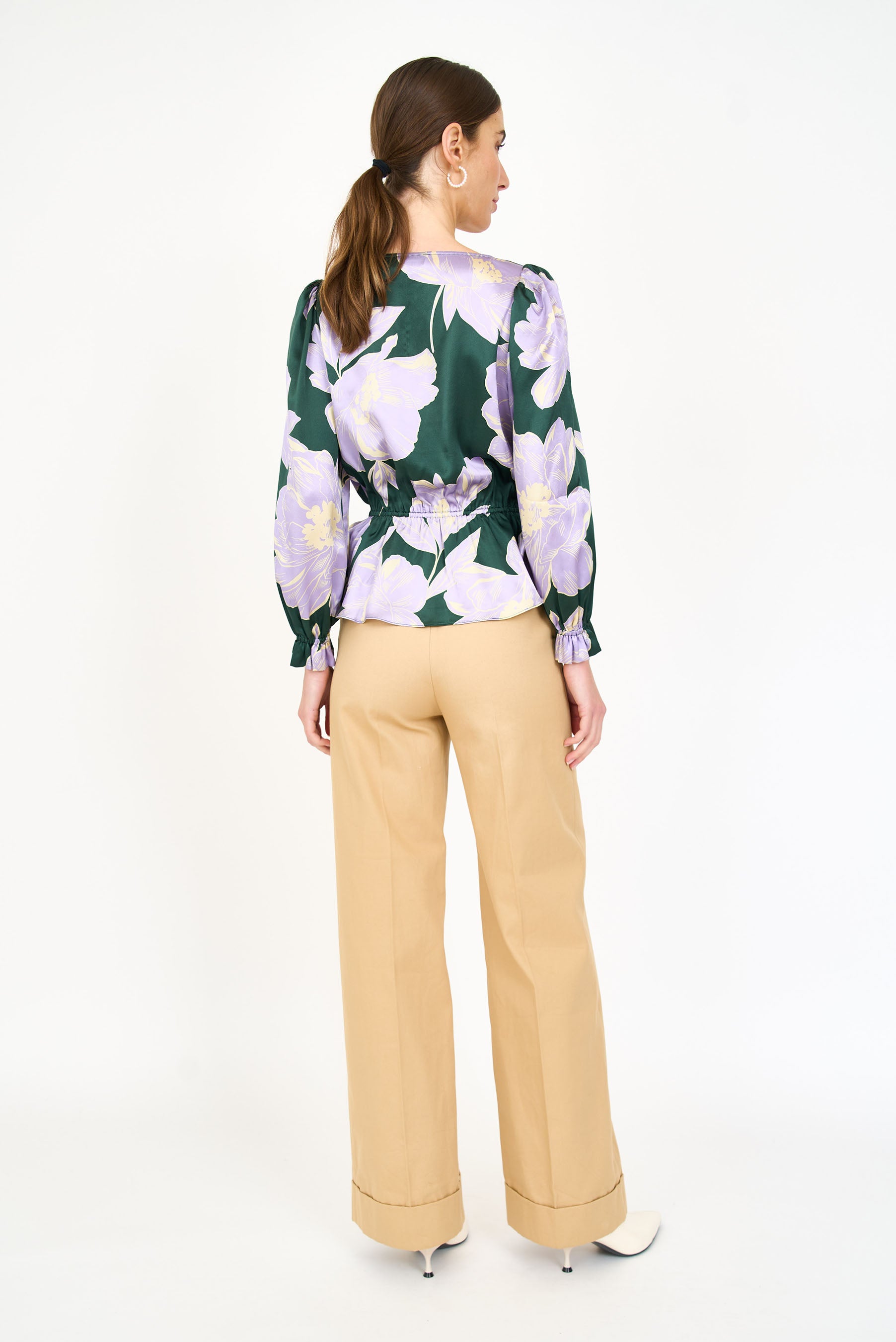 Bella Top - Green Blossom