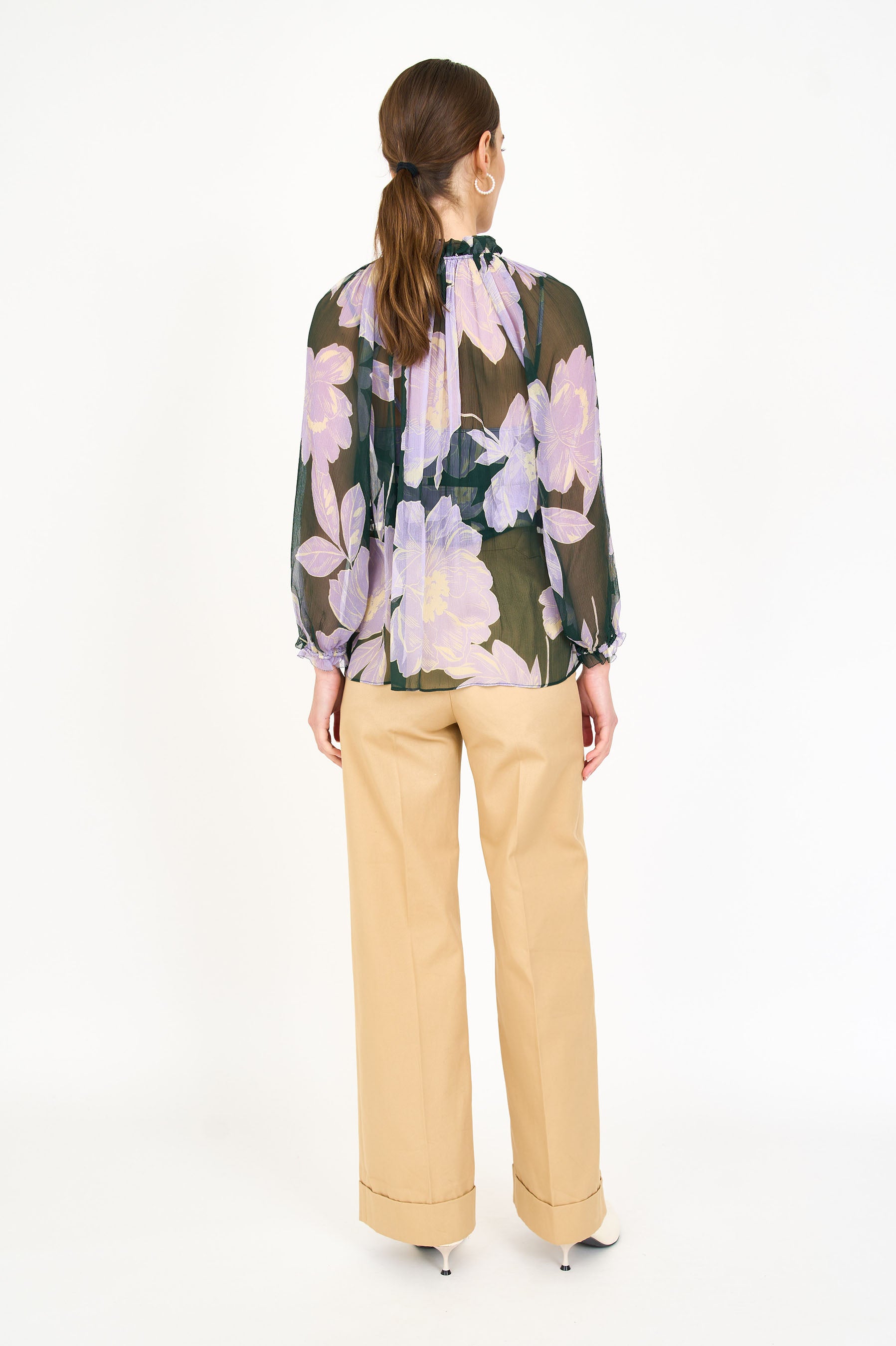 Karla Blouse - Green Blossom