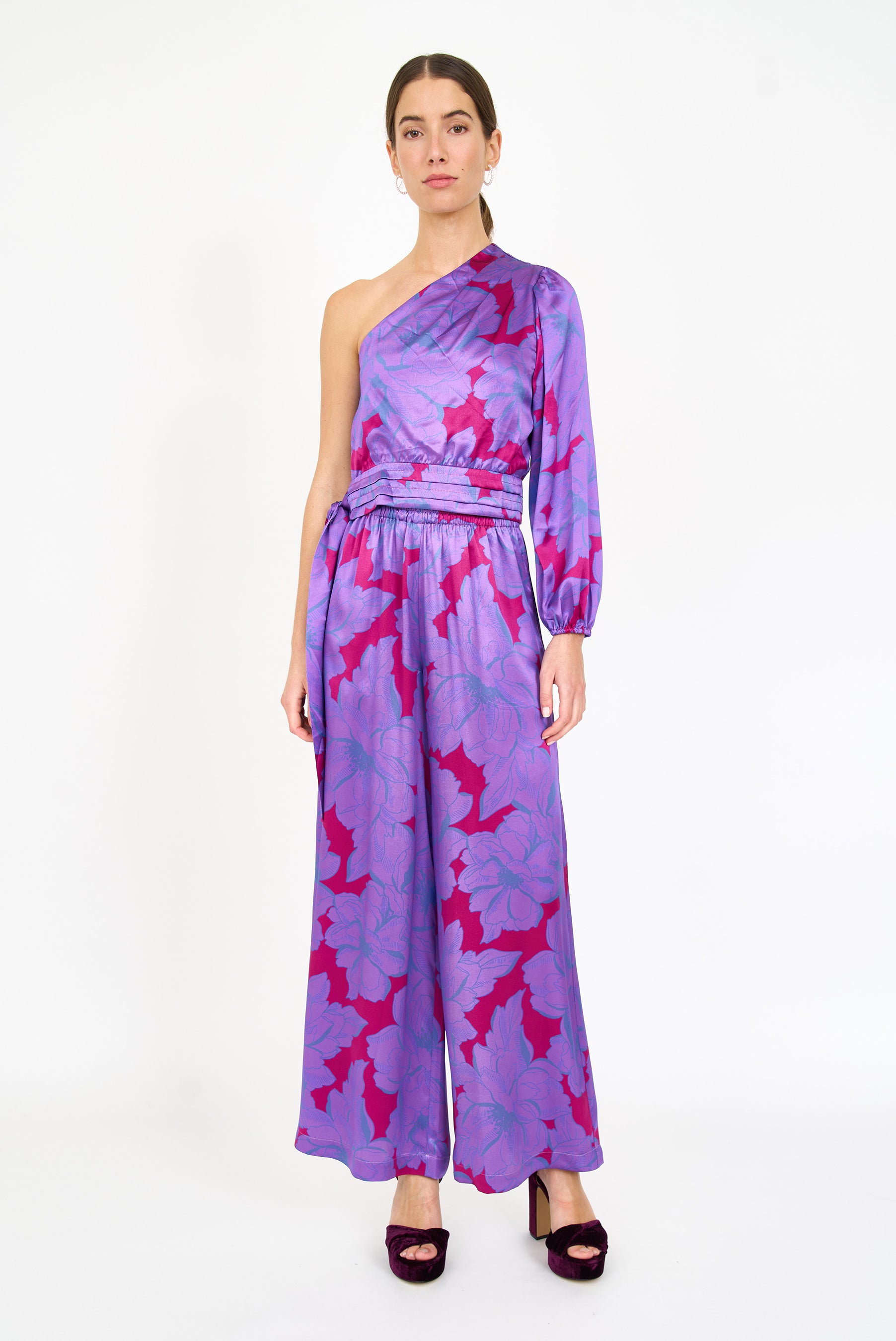 Jade Pant - Vibrant Bloom