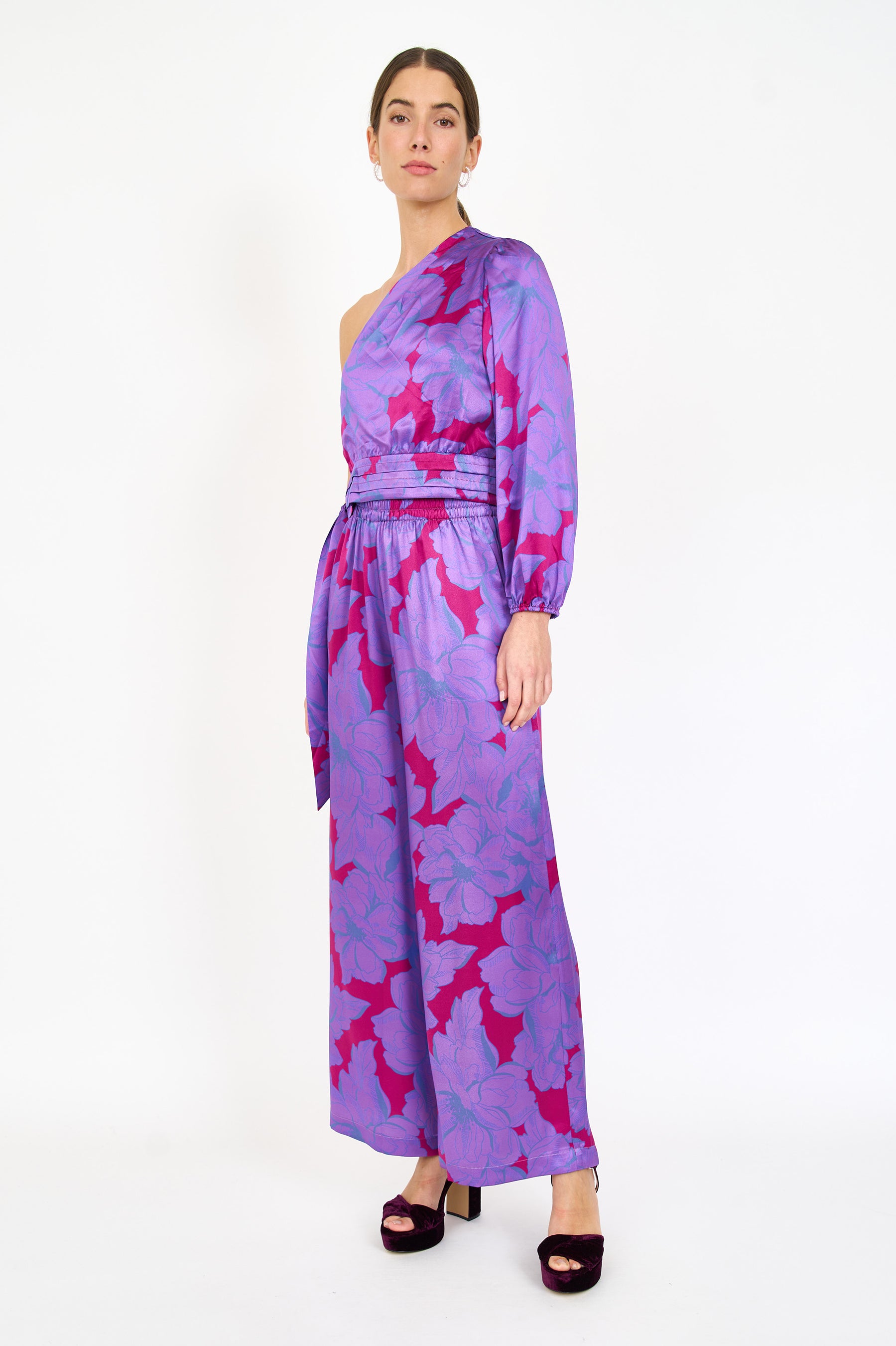 Jade Pant - Vibrant Bloom
