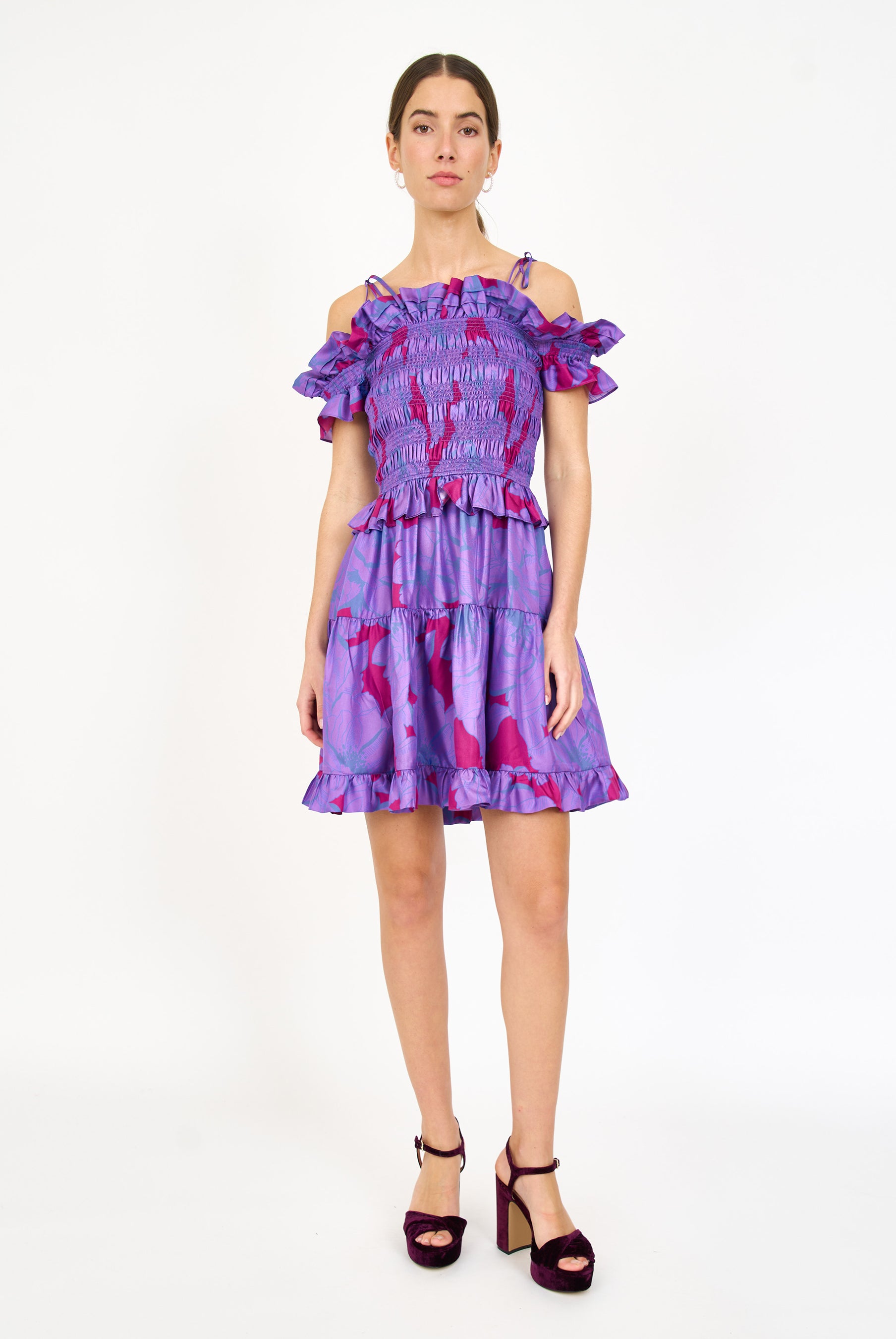 Carlotta Dress - Vibrant Bloom