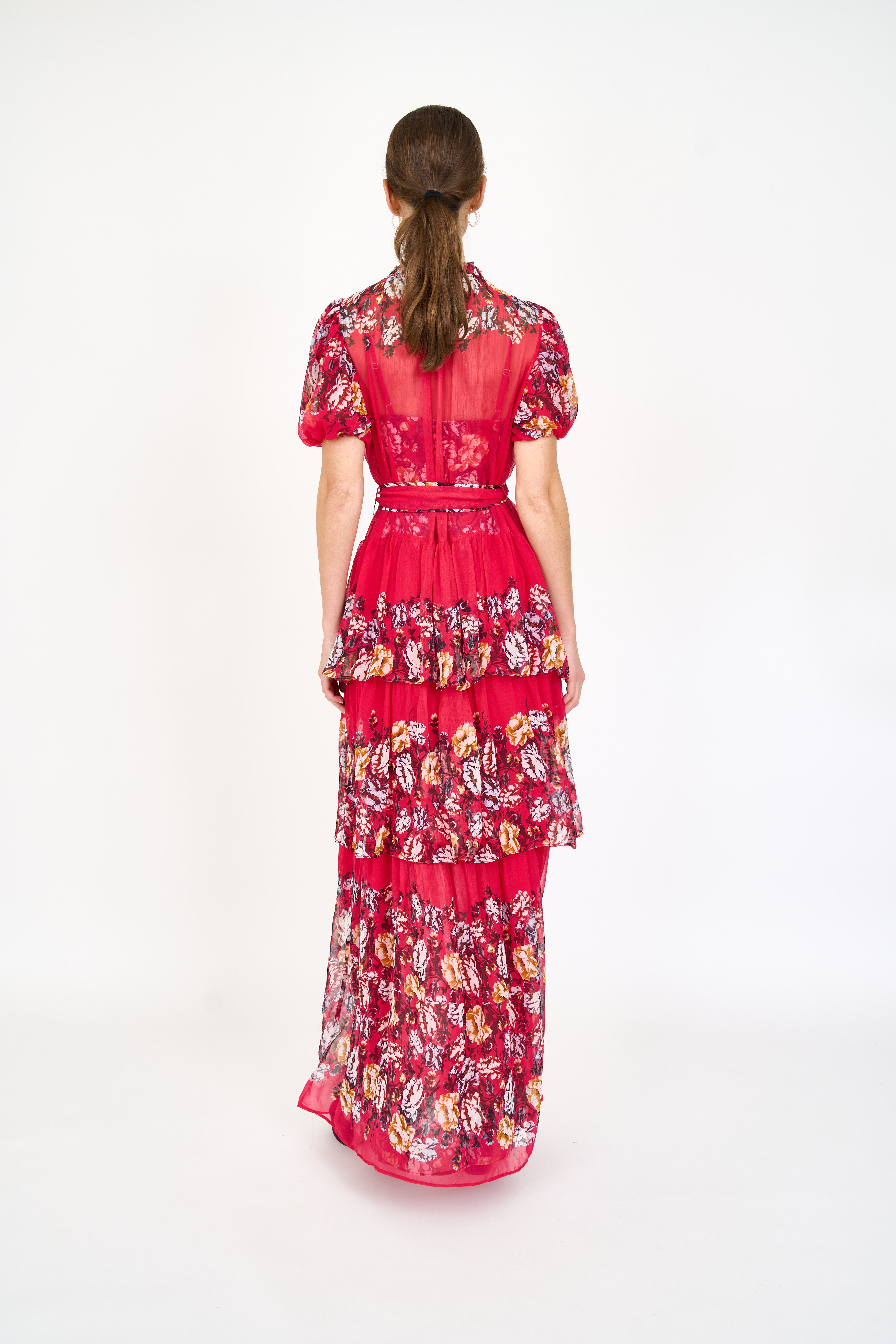 Daphne Dress - Pink Rose Bed