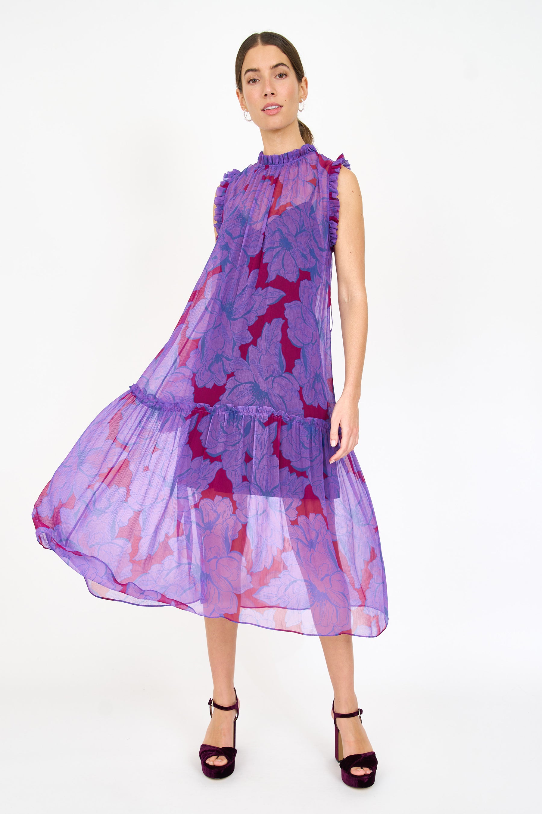 Gemma Dress - Vibrant Bloom
