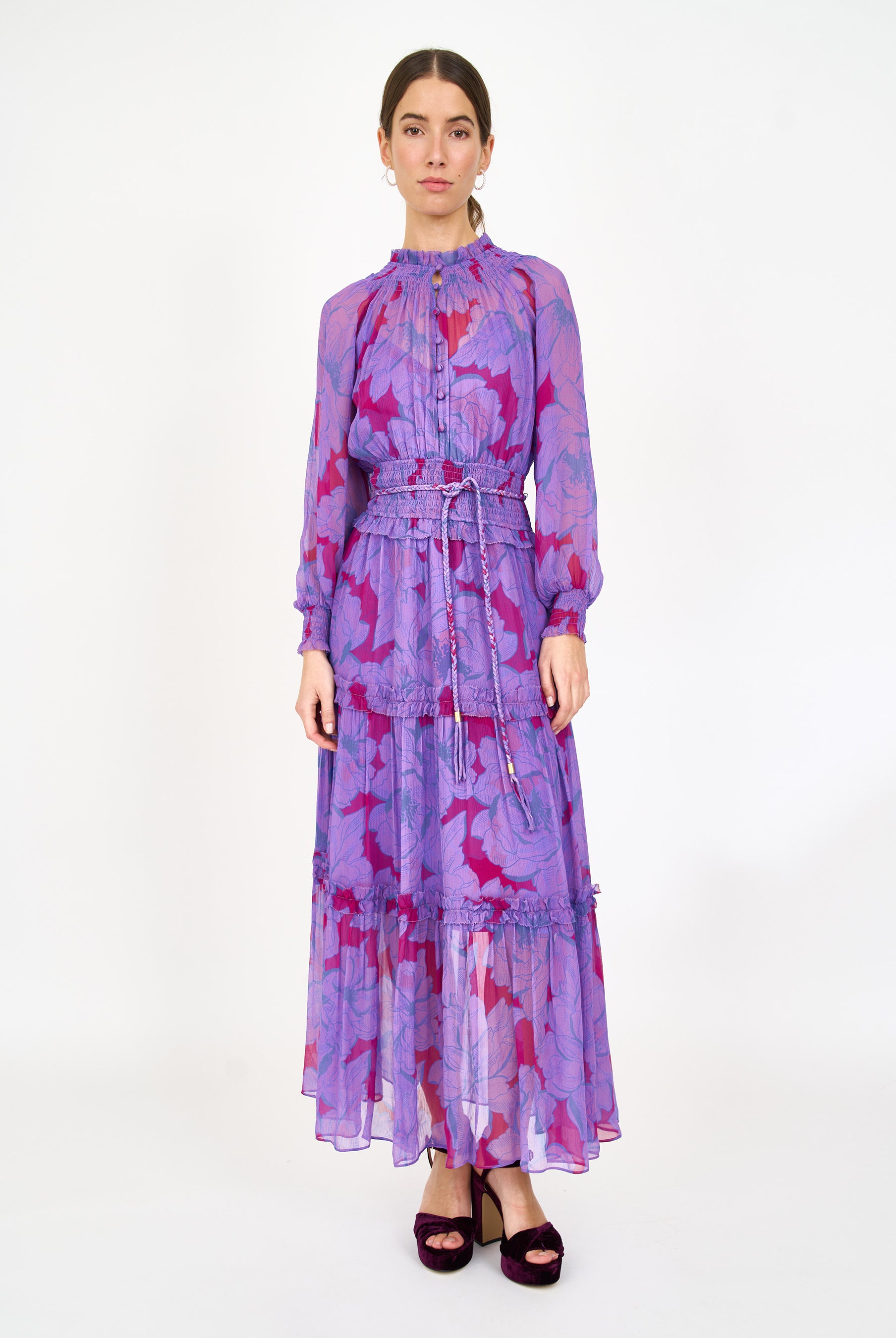 Florence Dress - Vibrant Bloom