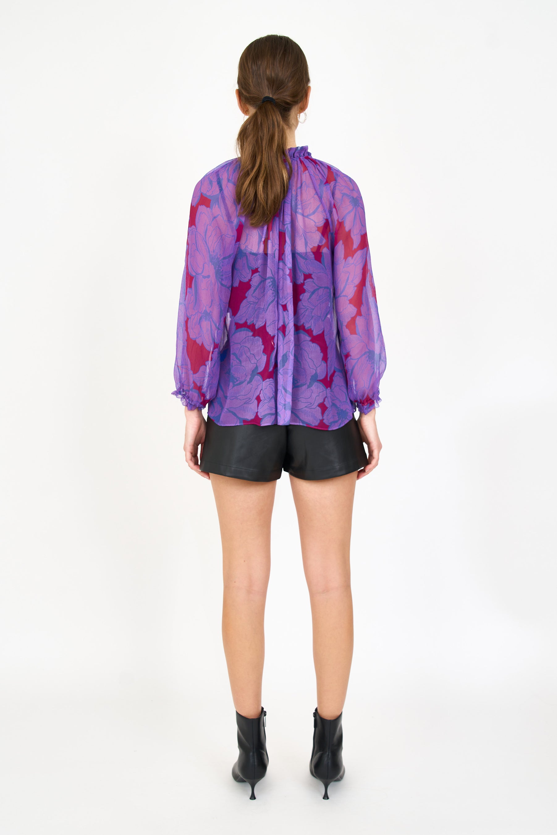 Karla Blouse - Vibrant Bloom