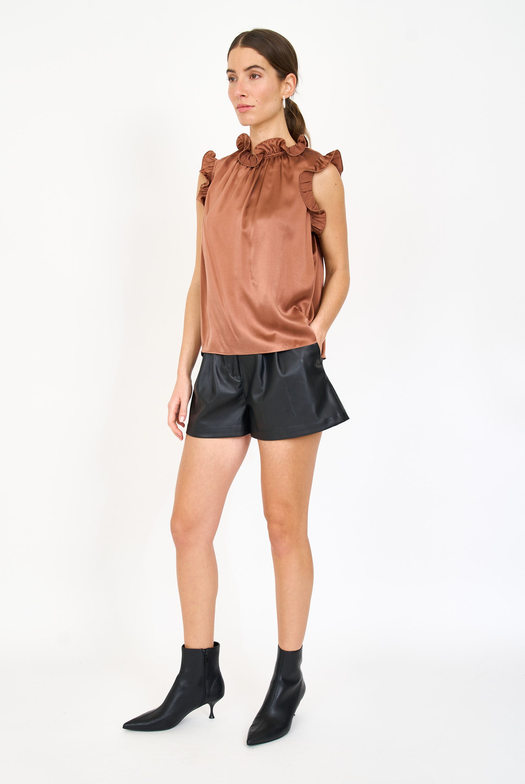 Renee Blouse - Rust