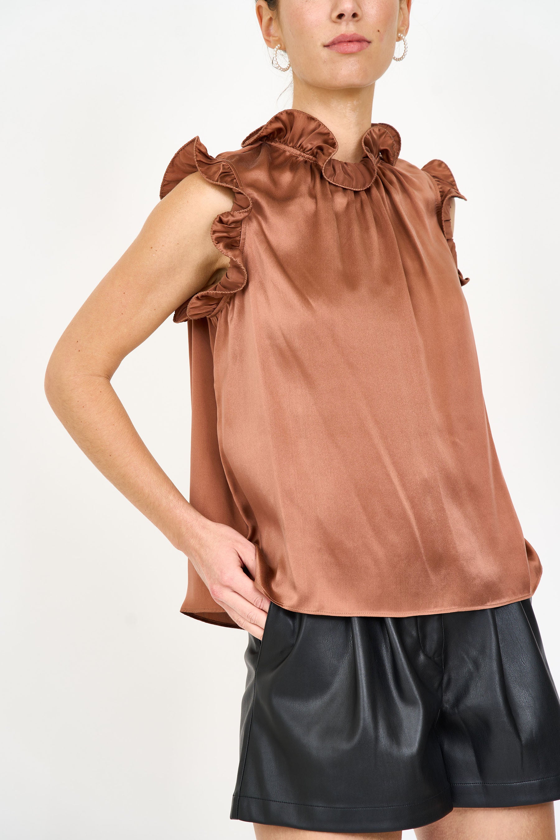Renee Blouse - Rust