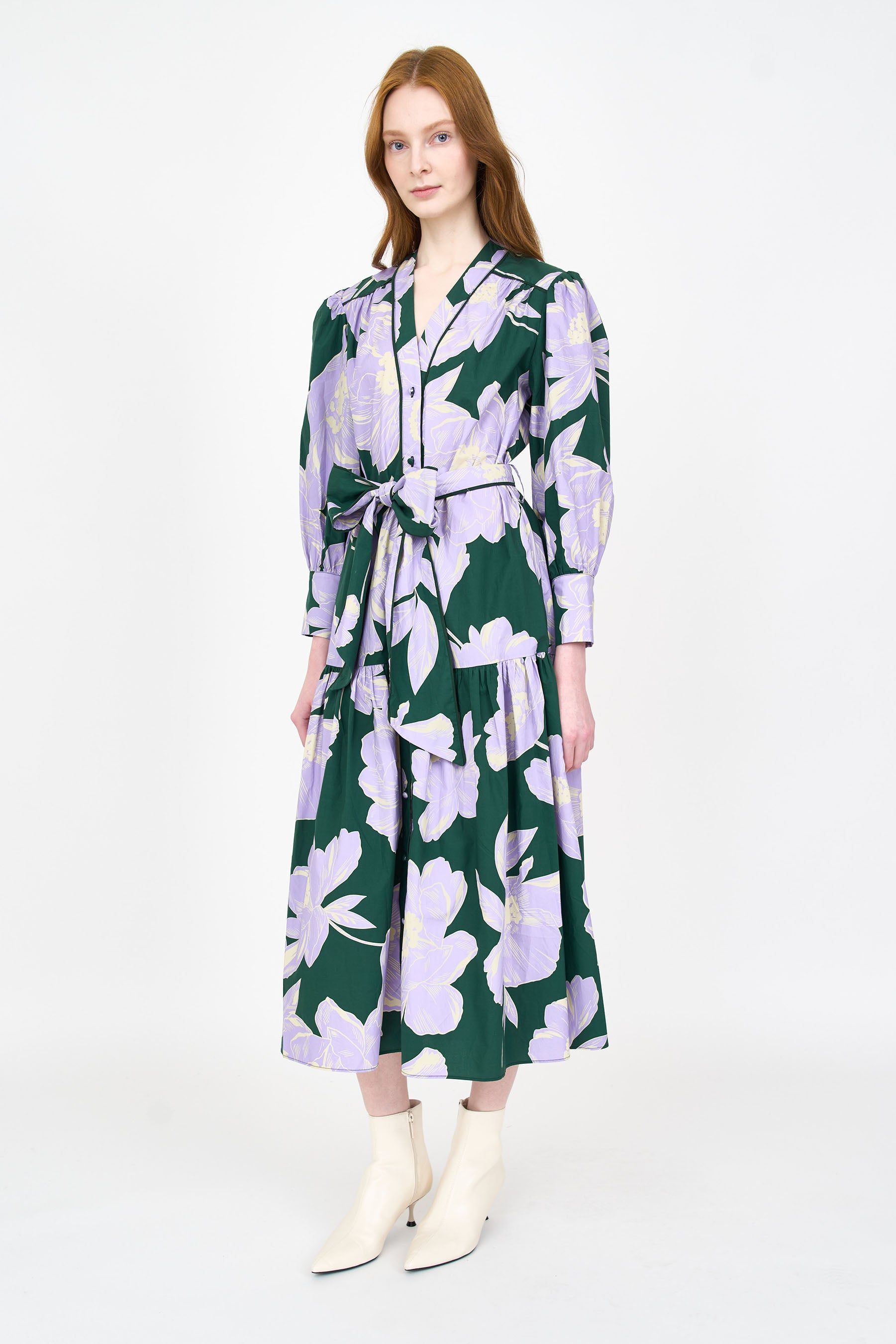 Layla Dress - Green Blossom