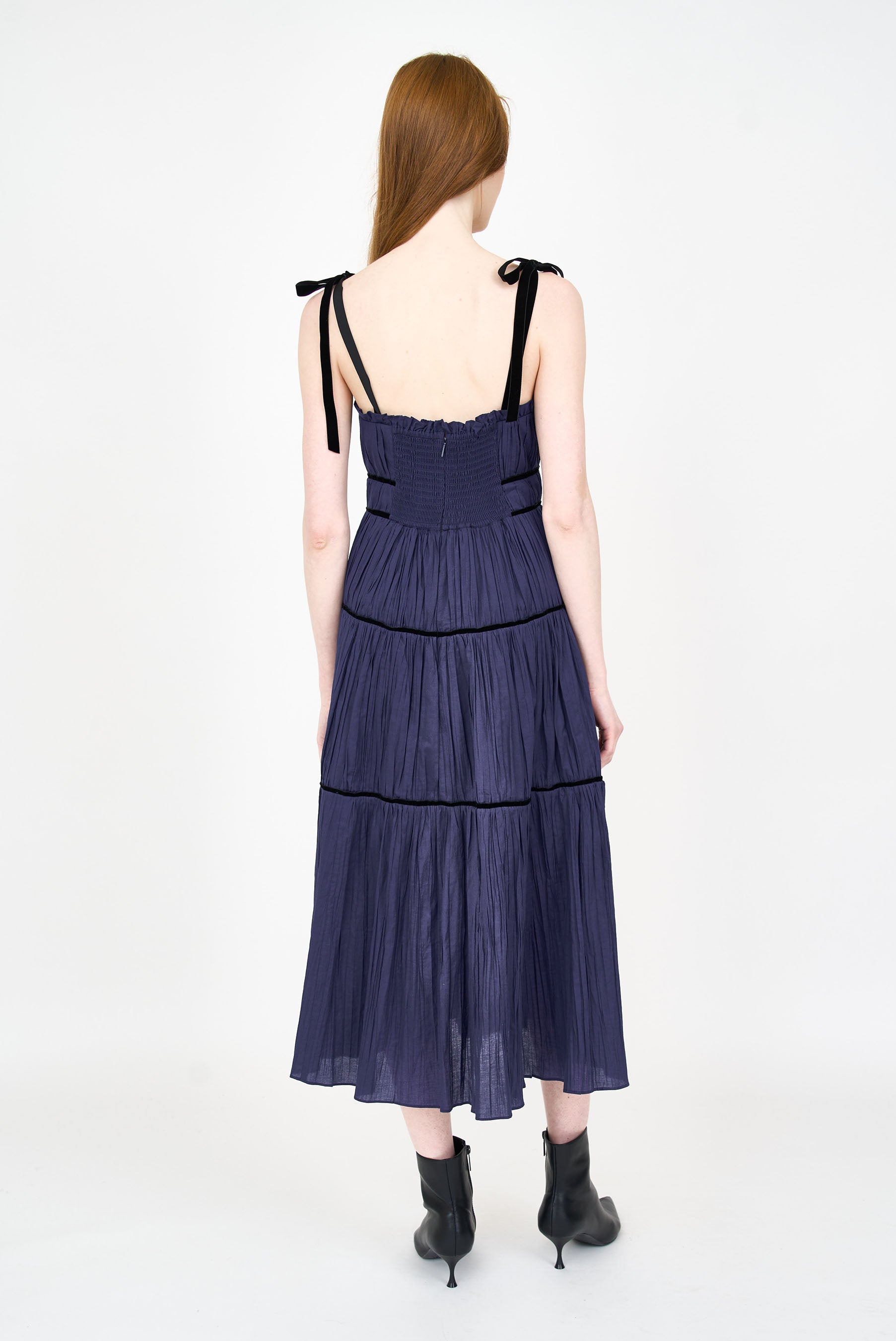 Mia Dress - Navy