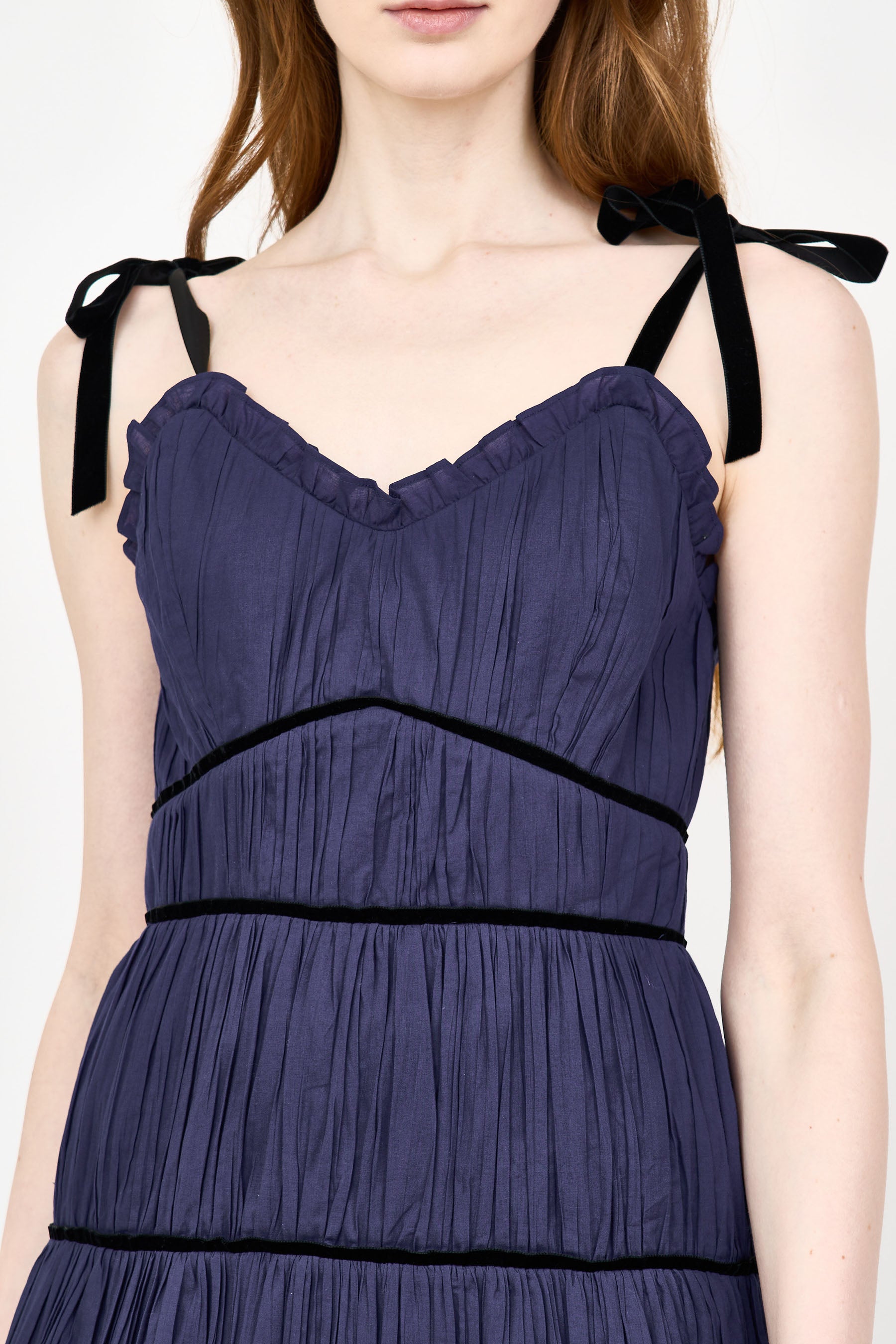 Mia Dress - Navy