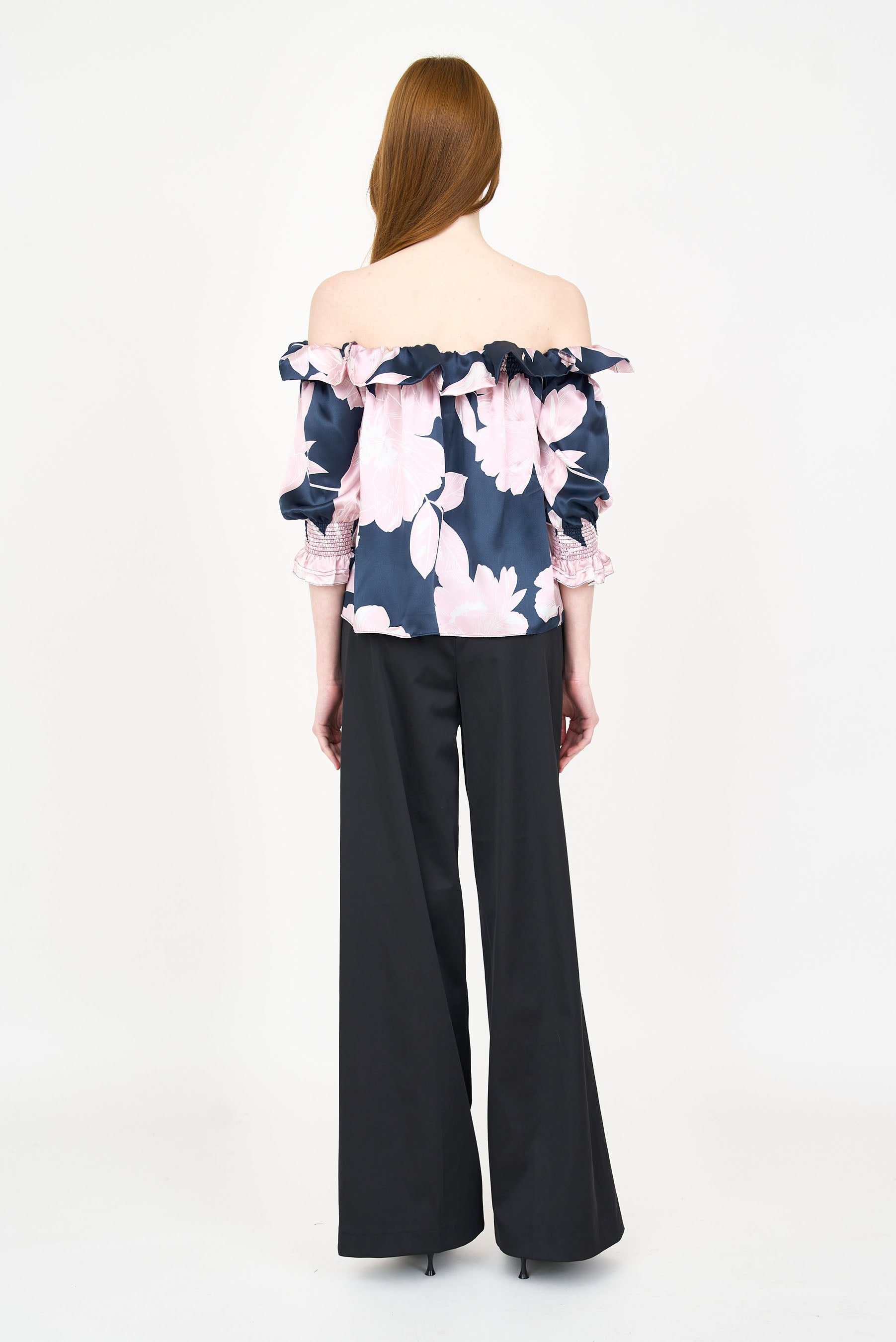 Regina Top - Midnight Blossom