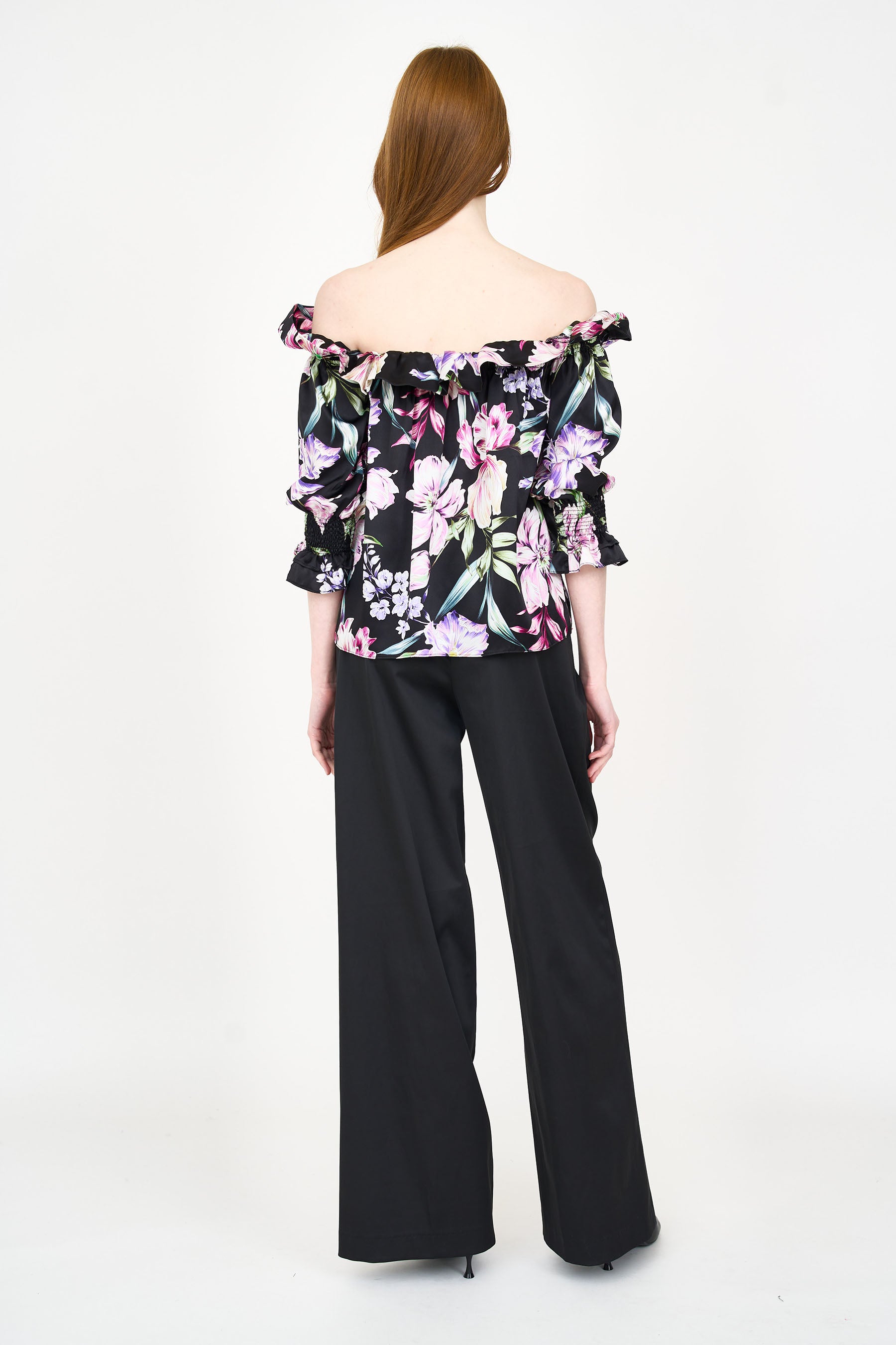 Regina Top - Ebony Garden
