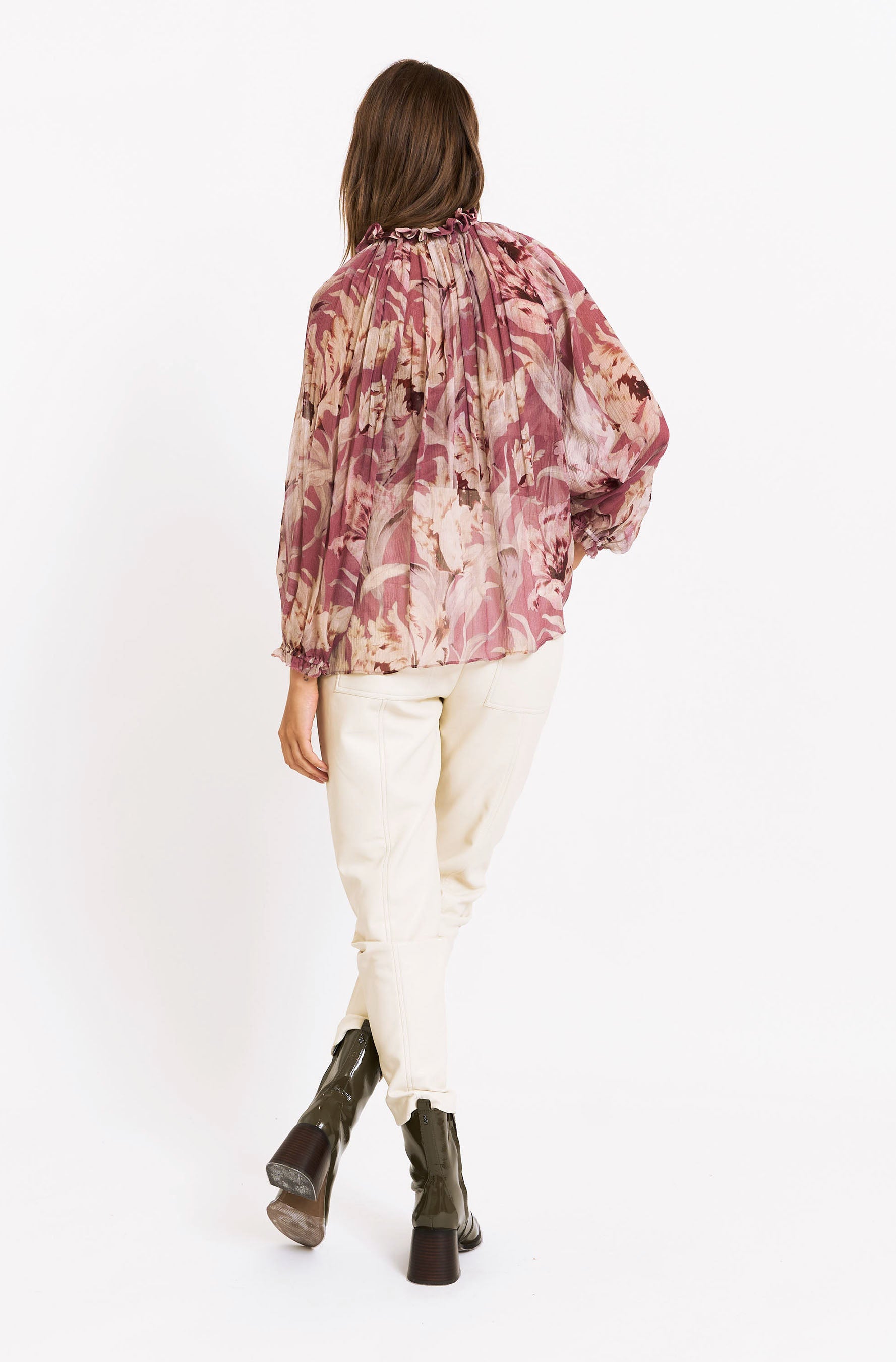 Karla Blouse - Calla Lily Pink