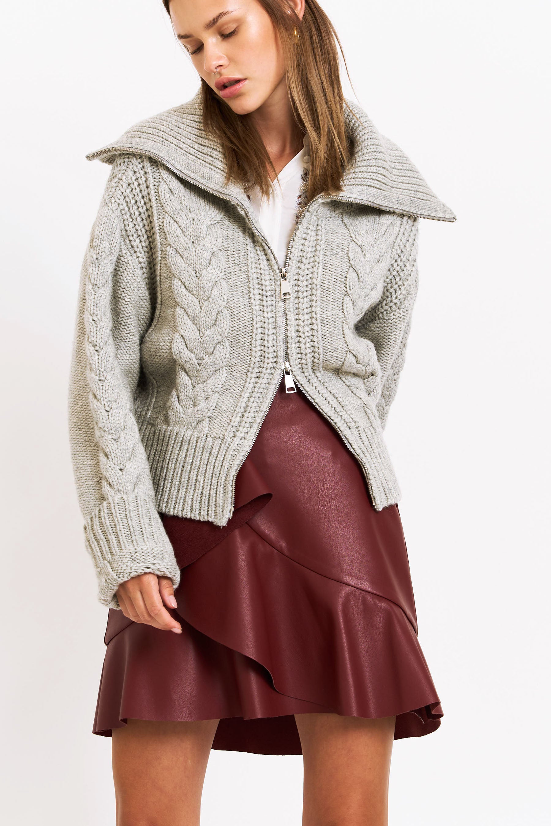 Ivy Cardigan - Heather