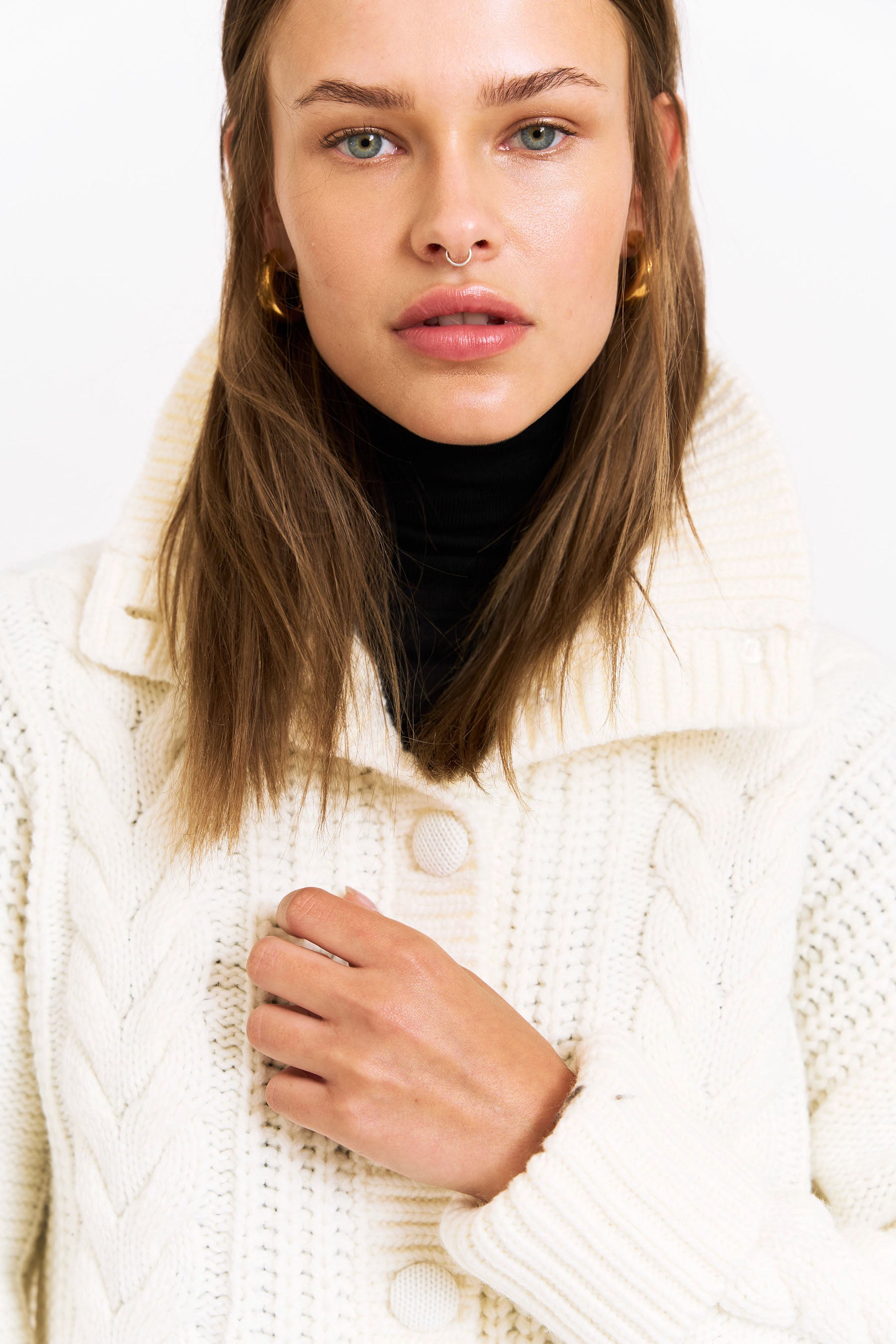 Iris Cardigan - Ivory