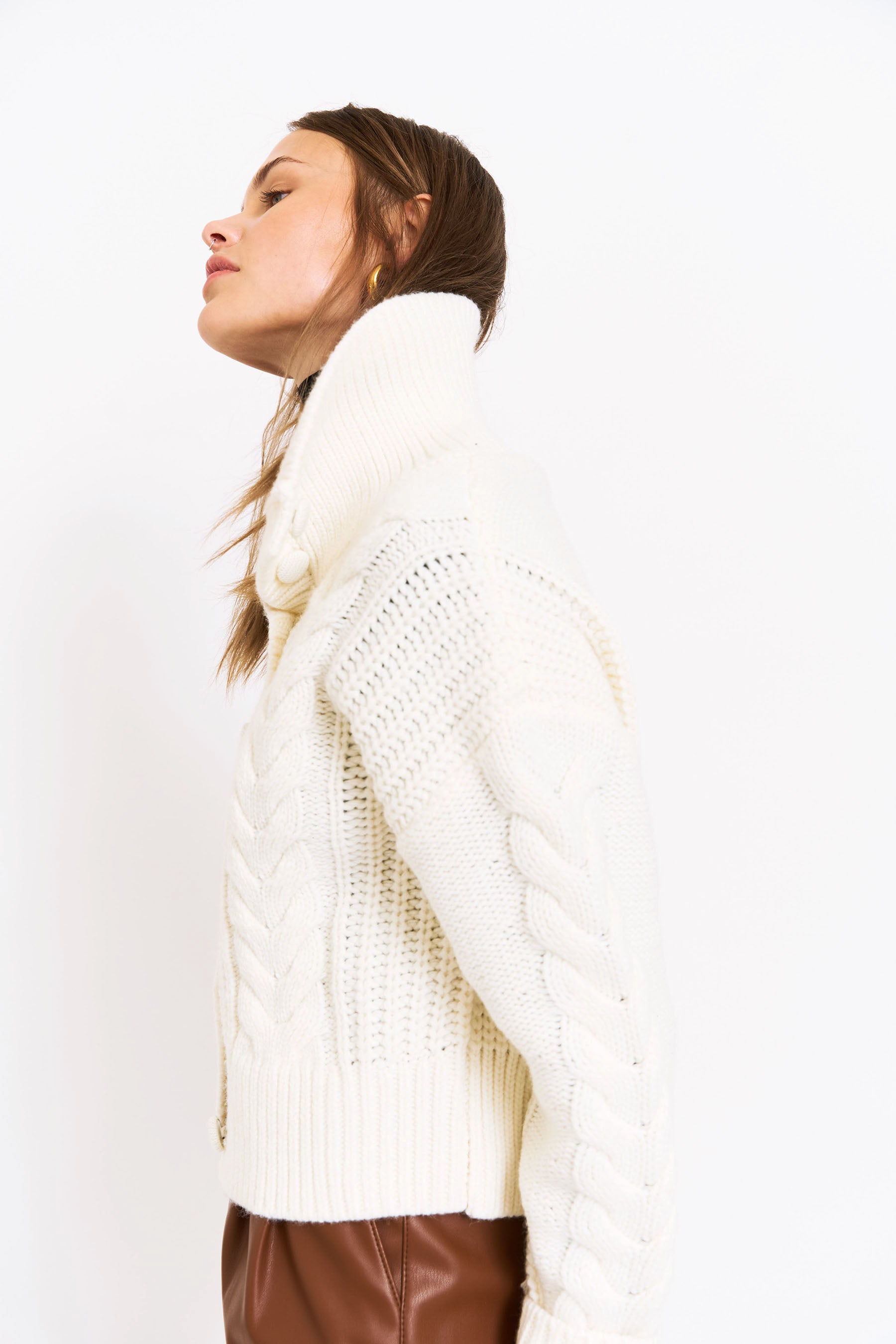 Iris Cardigan - Ivory