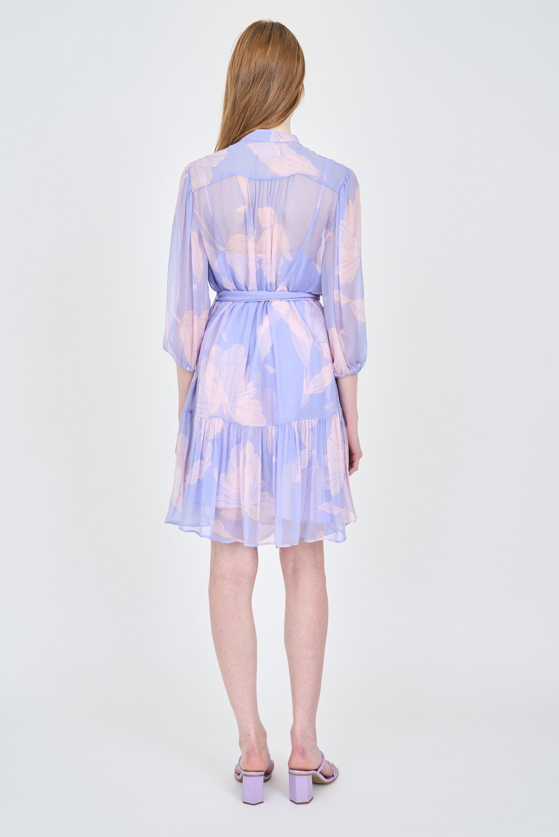 Rianne Dress - Periwinkle Iris