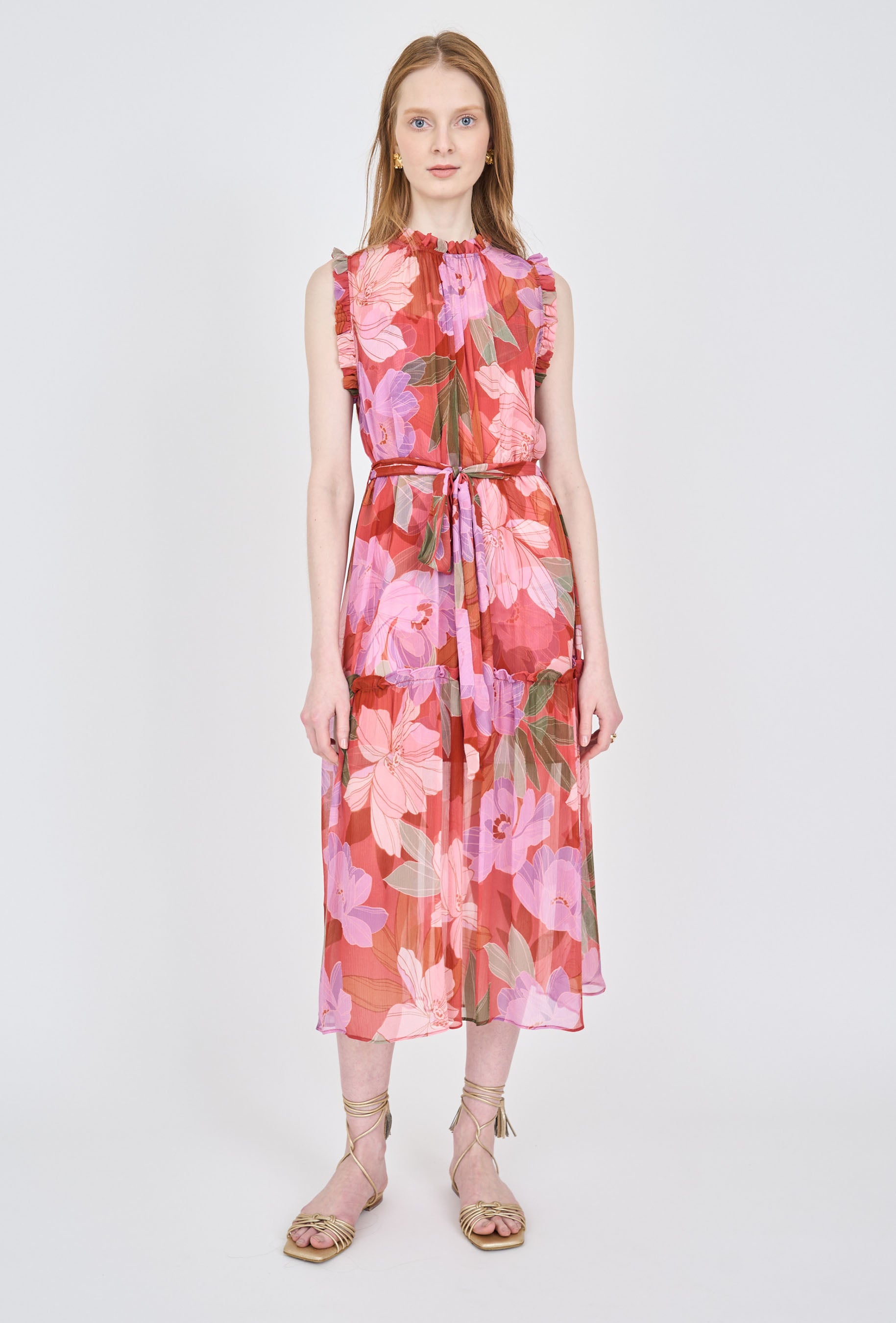 Gemma Dress - Hibiscus