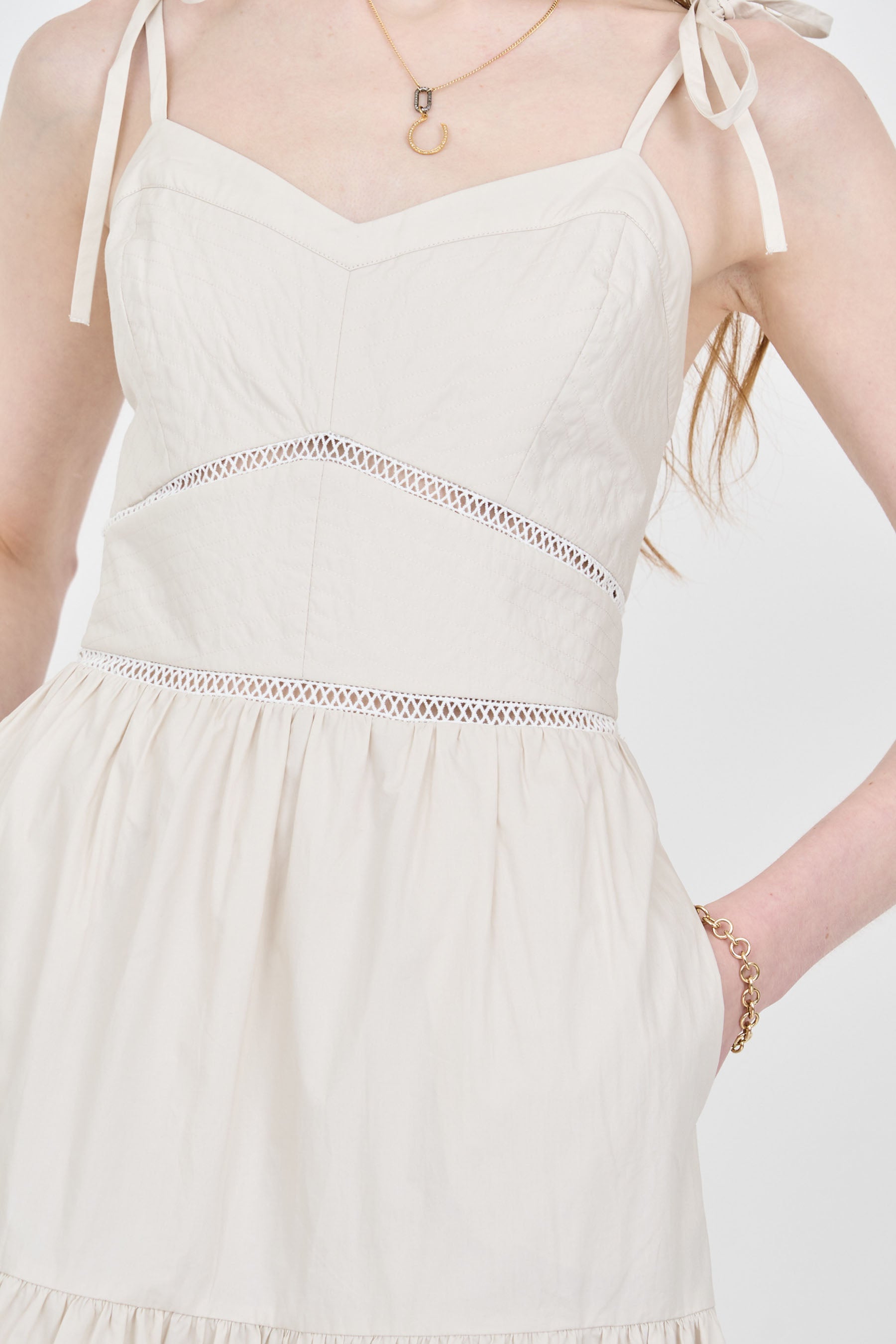 Mira Dress - Ecru