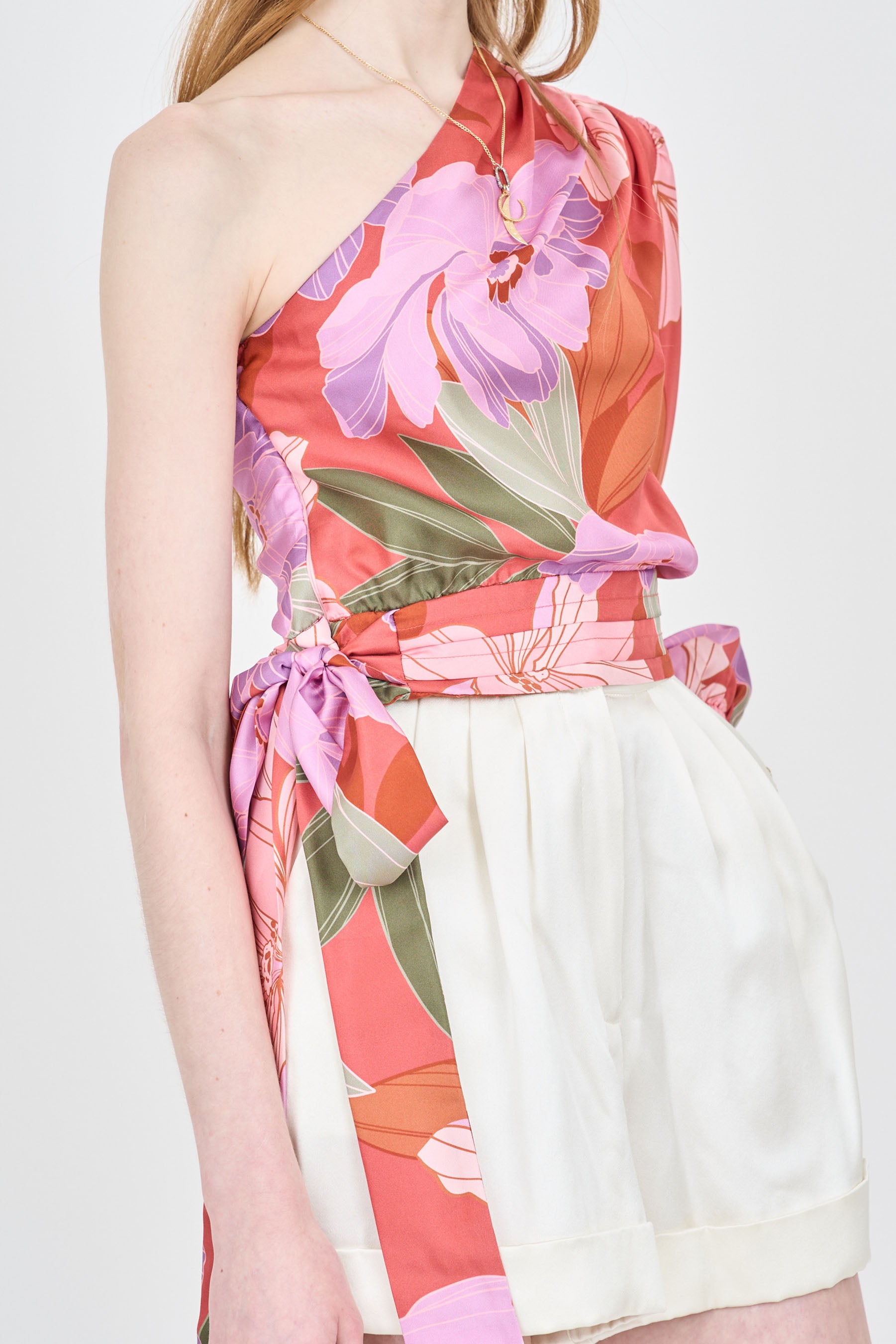 Payton Blouse - Hibiscus